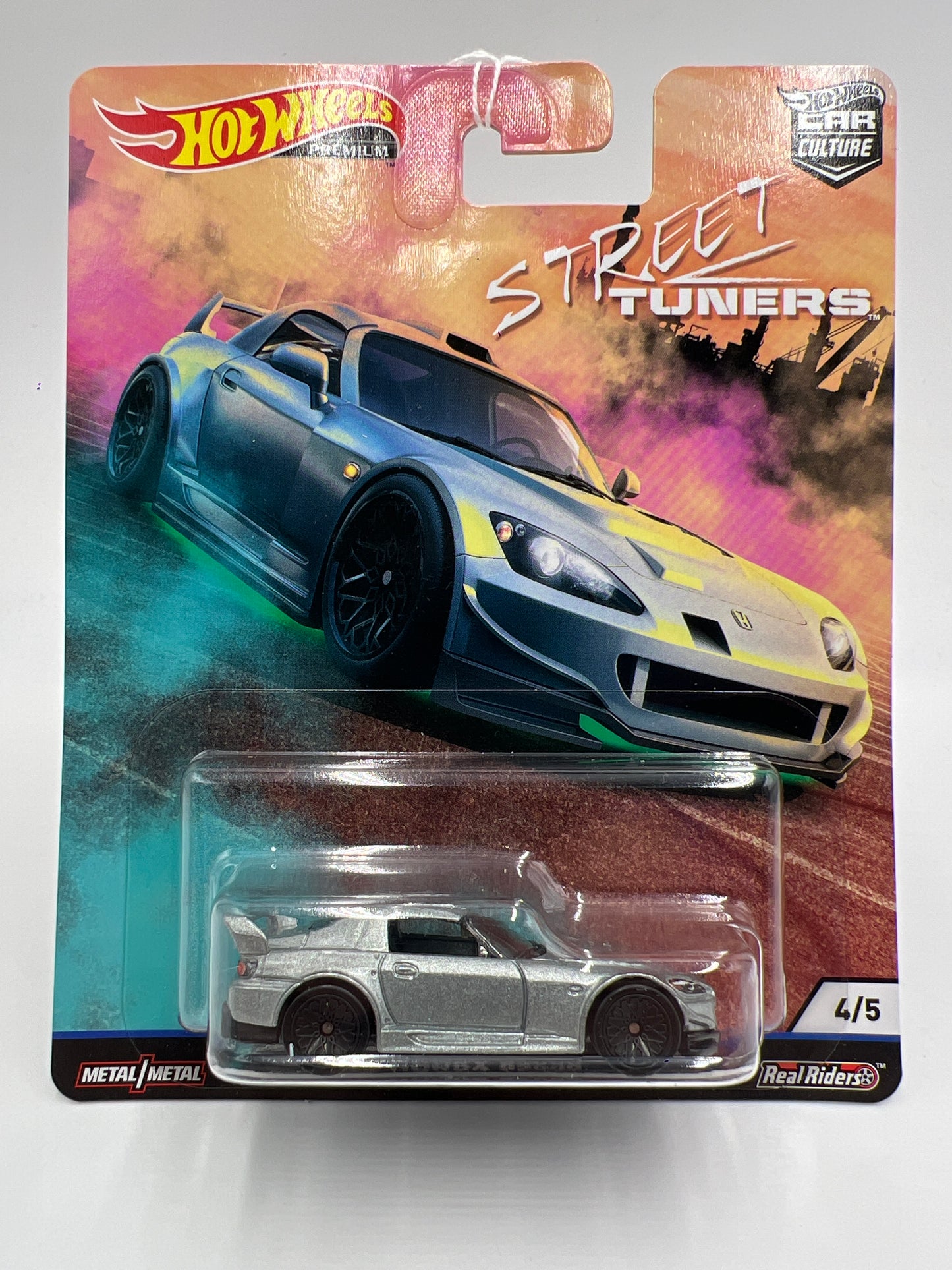 Hot Wheels Premium Street Tuners #4 Honda S2000 Silver W/Protector