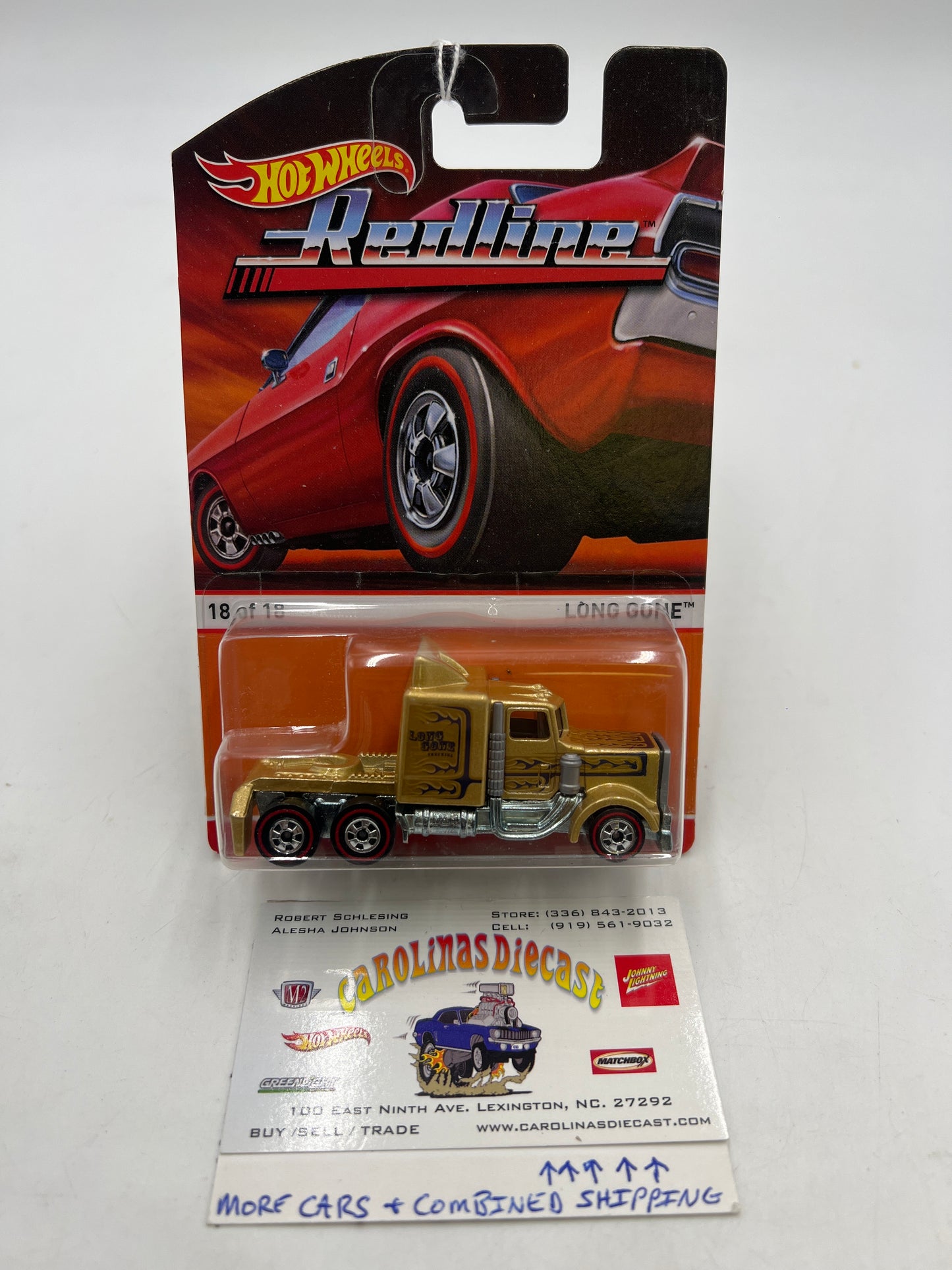 Hot Wheels 2016 Redline Series Long Gone #18 158D