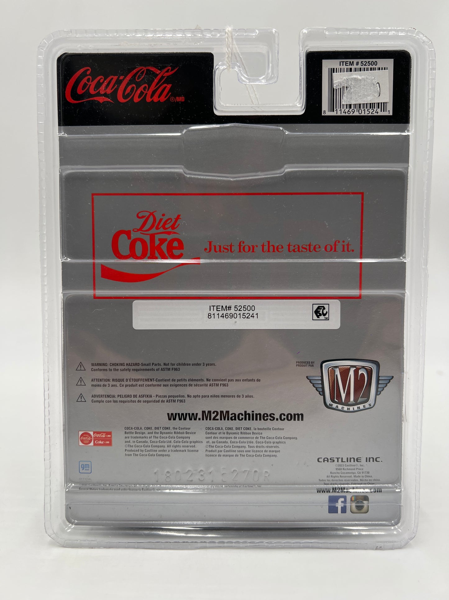 M2 Machines Diet Coke 1976 GMC Sierra Grande 15 Custom Silver A32 204C