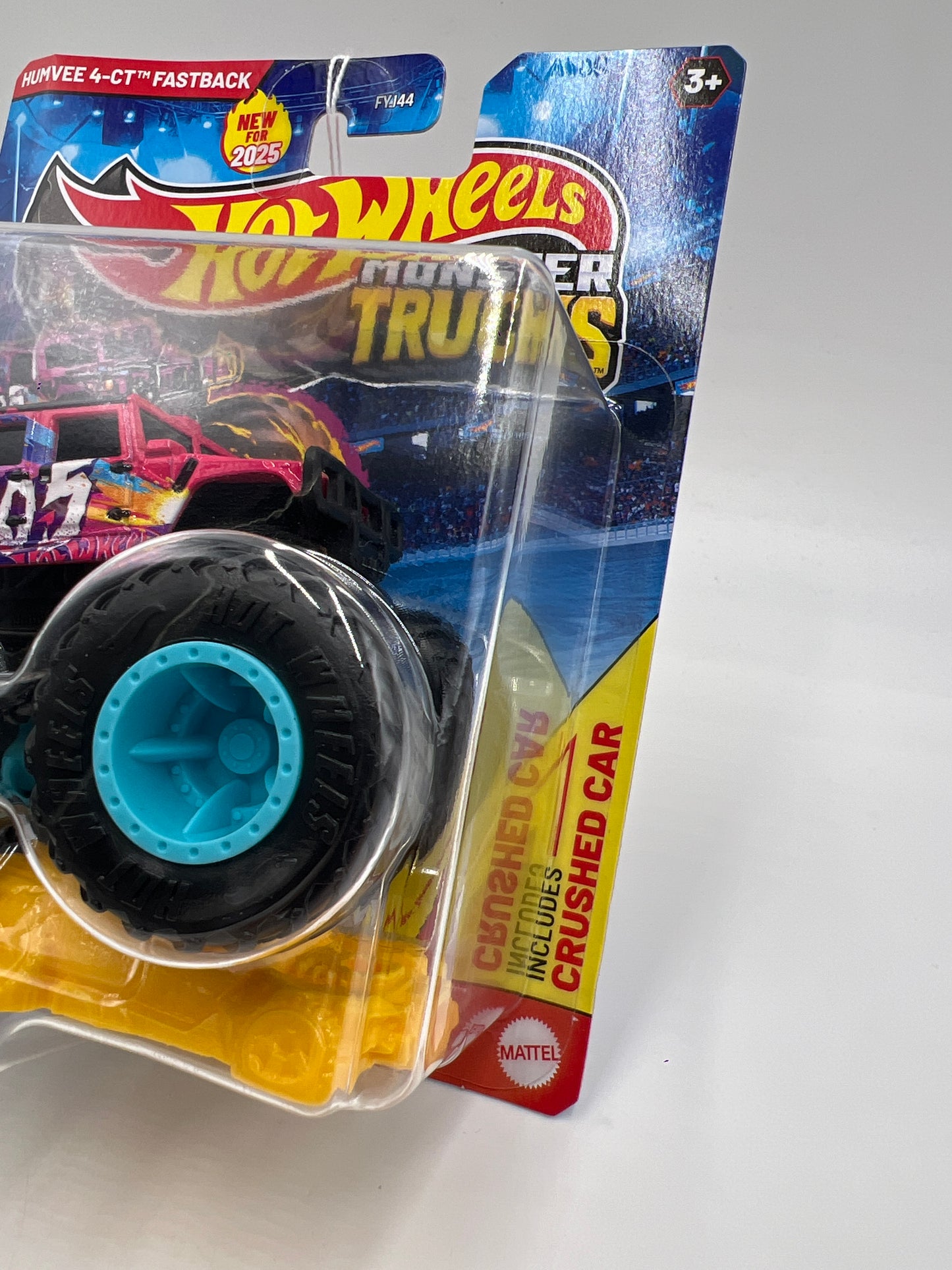 2025 Hot Wheels Monster Trucks Crash Legends #4 Humvee 4-CT Fastback 134C