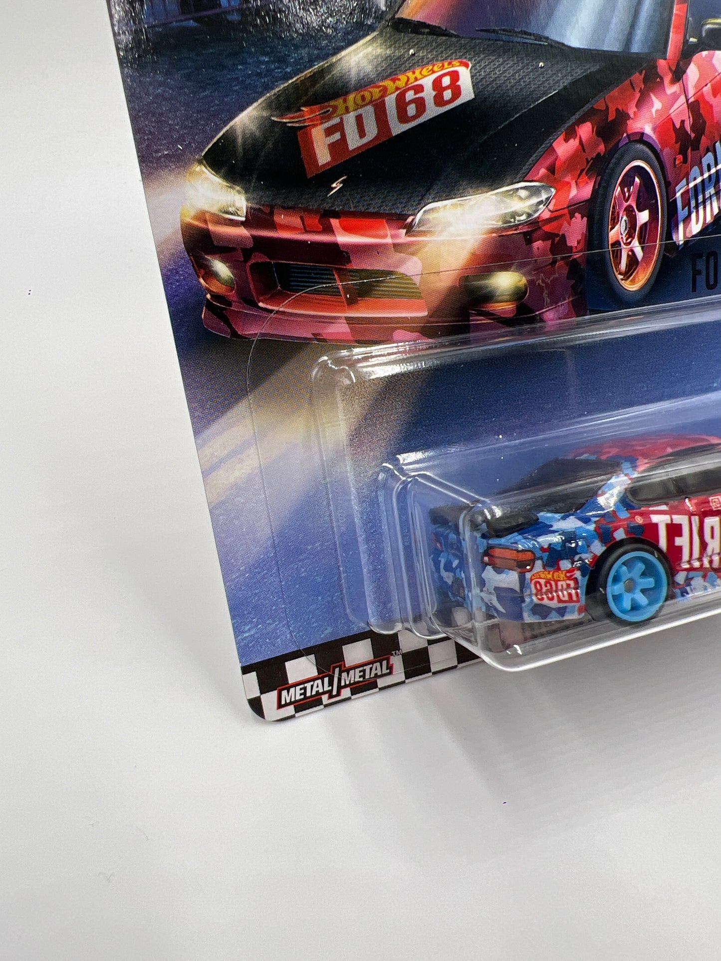 Hot Wheels Premium Boulevard #7 Nissan Silvia S15 Formula Drift W/Protector