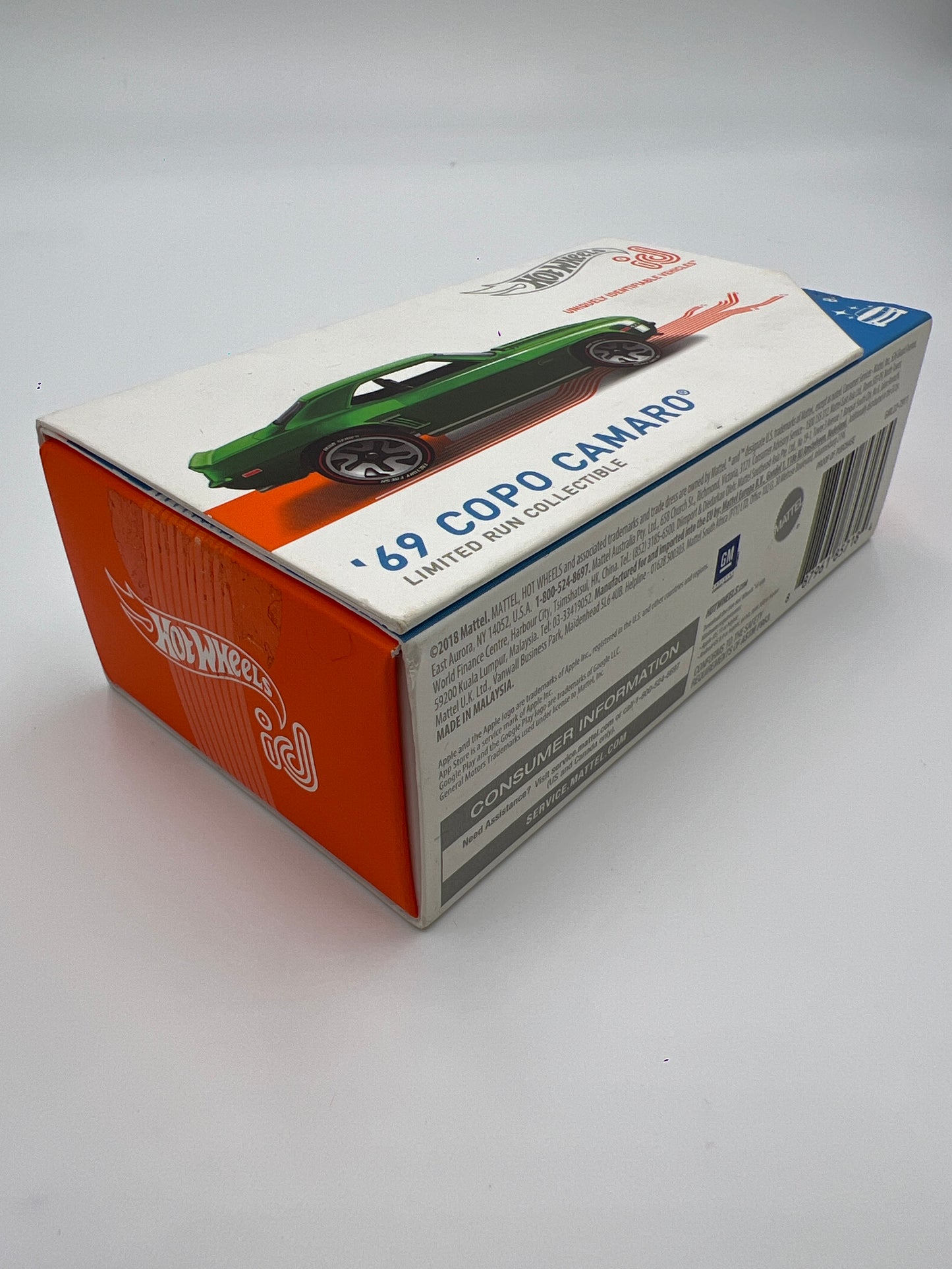 Hot Wheels iD Factory Fresh Series 2 #2 69 Copo Camaro Green Opened