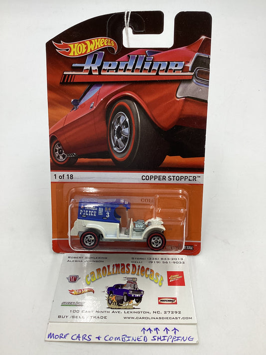 Hot wheels 2015 Redline #1 Copper Stopper 158D