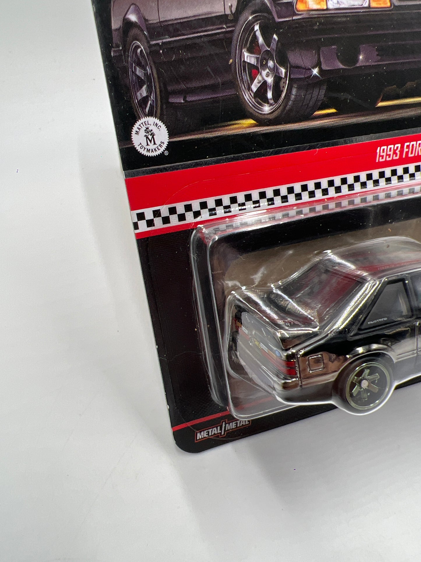 2025 Hot Wheels RLC Exclusive 1993 Ford Mustang Cobra R Shadow Chrome W/Protector 2