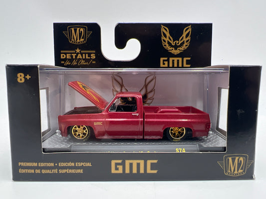 M2 Machines S74 1/3600 1976 GMC Sierra Grande 15 Custom Dark Red