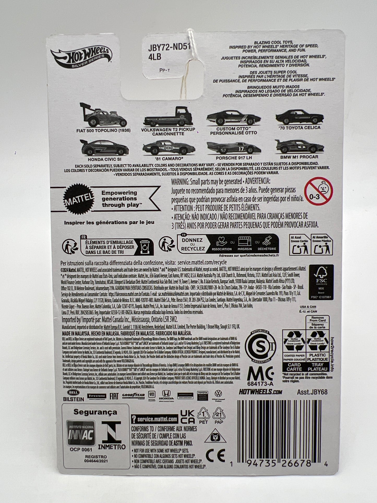 Hot Wheels Target Exclusive The Hot Ones #4 70 Toyota Celica Blue 164G