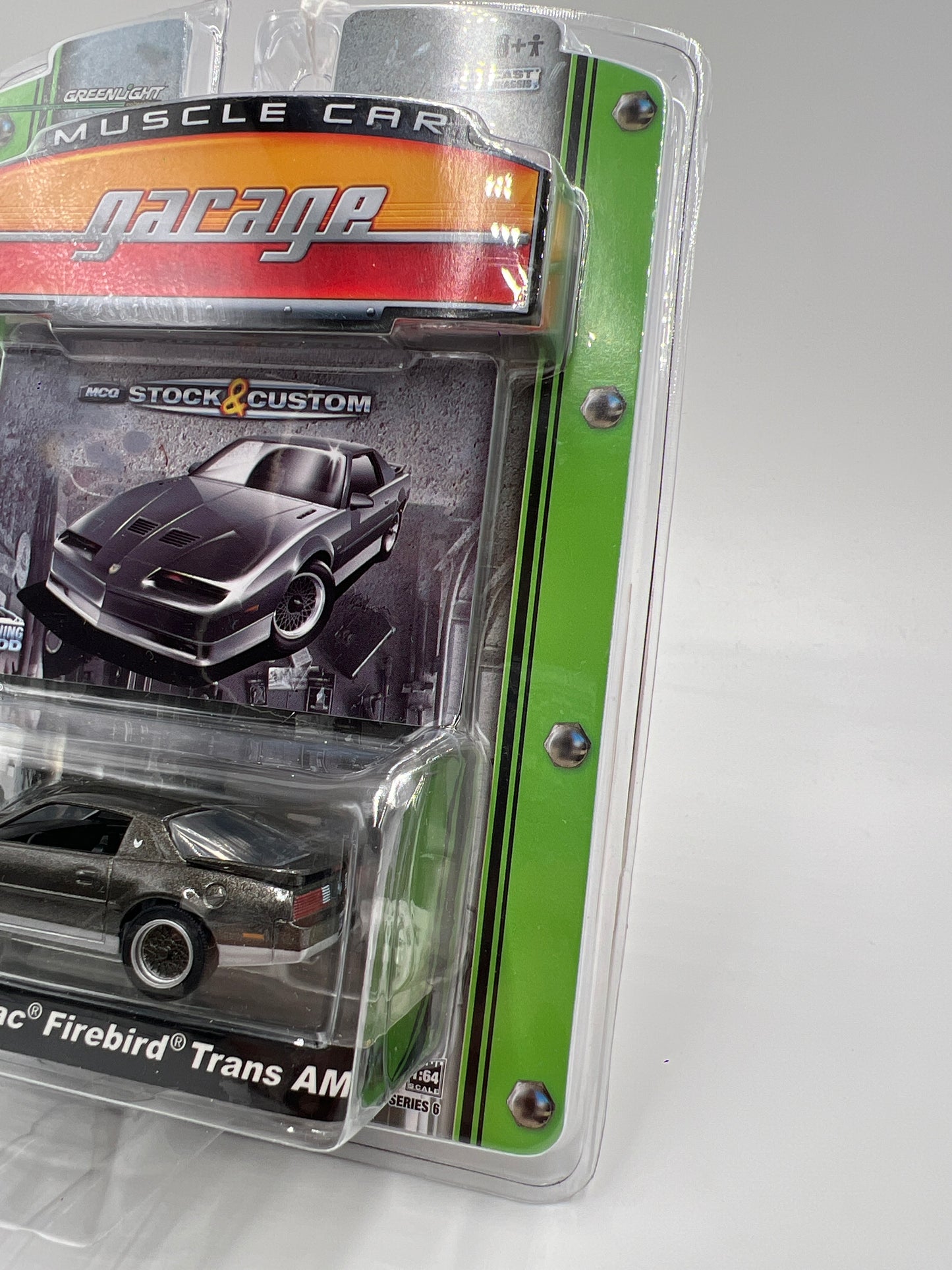 Greenlight Muscle Car Garage Series 6 1989 Pontiac Firebird Trans Am Gray GLPF