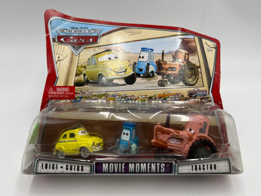 Disney Pixar The World Of Cars 2 Pack Movie Moments Luigi/Guido & Tractor 142D