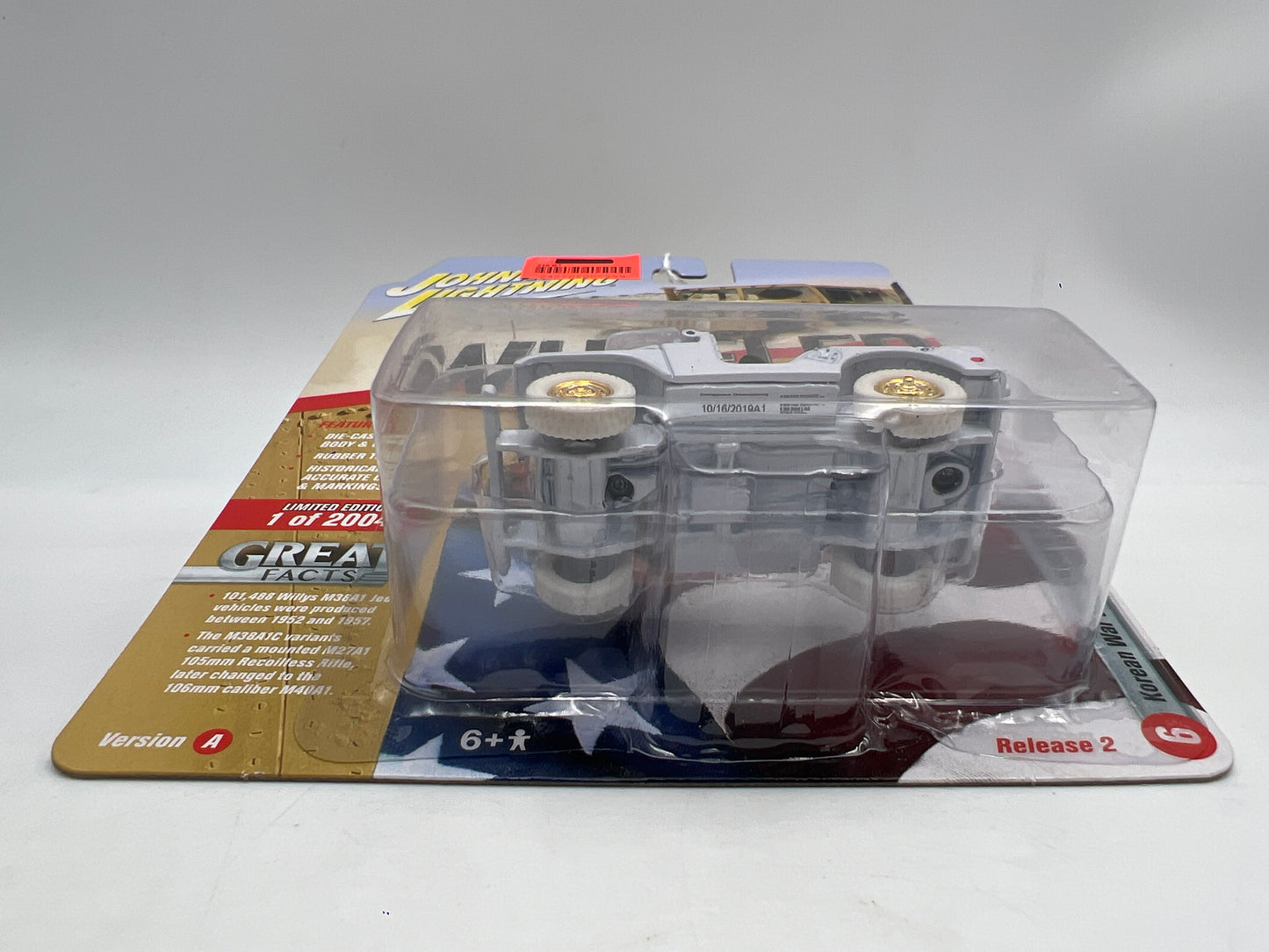 Johnny Lightning White Lightning CHASE Wheeled Warriors Korean War Willys M38A1C Jeep