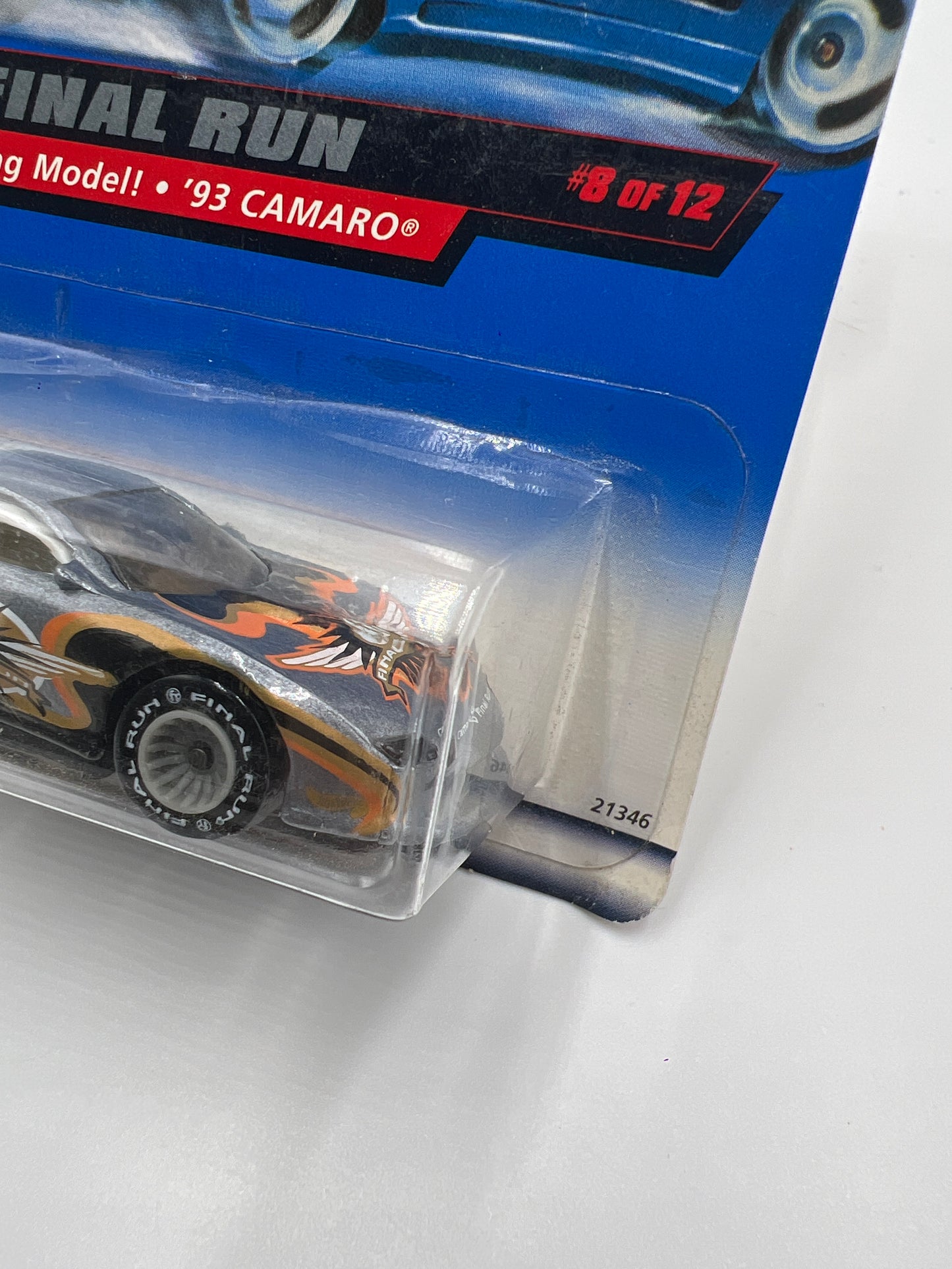 1999 Hot Wheels Final Run Series #8 93 Camaro Silver Real Riders 236D