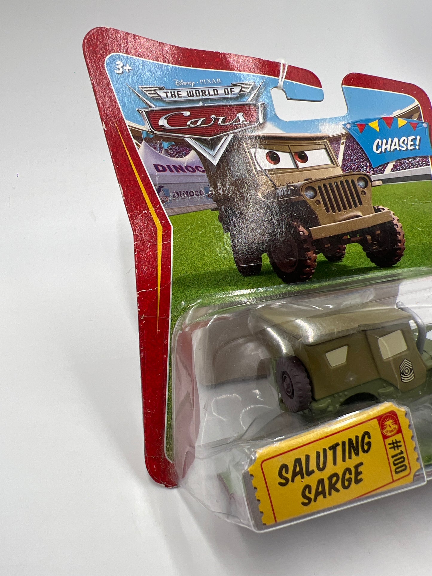 Disney Pixar The World Of Cars #100 CHASE Saluting Sarge