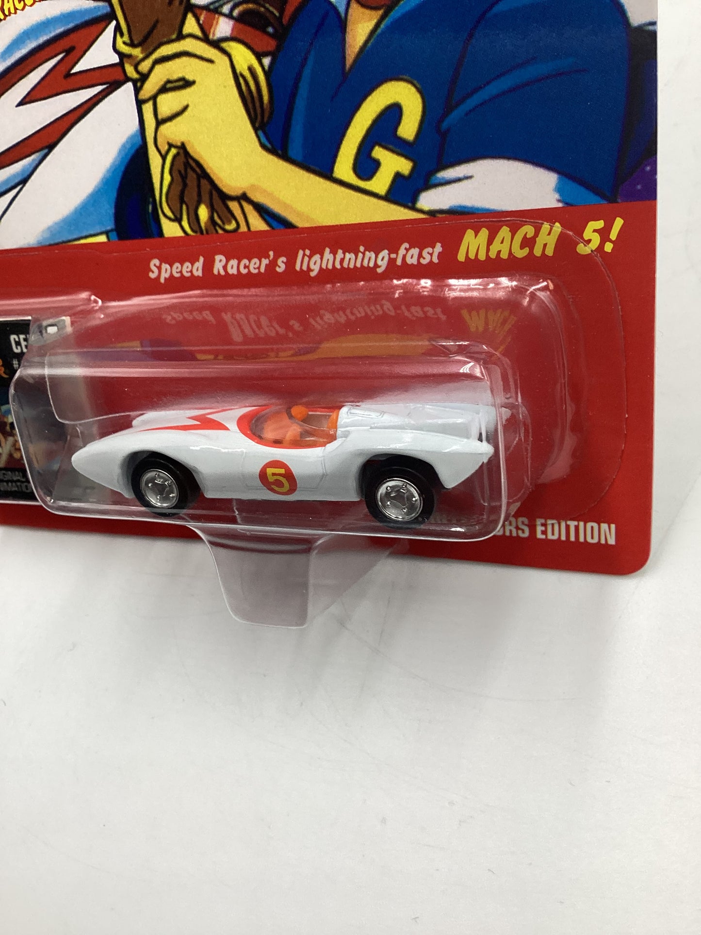 Johnny Lightning Speed Racer CEL #16 Speed Racer Mach 5 White 186B