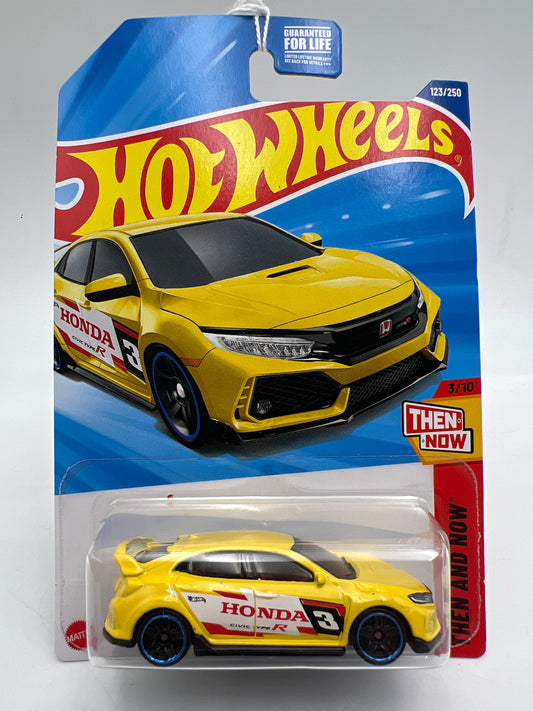 2025 Hot Wheels Dollar Tree Exclusive #123 2018 Honda Civic Type R Yellow