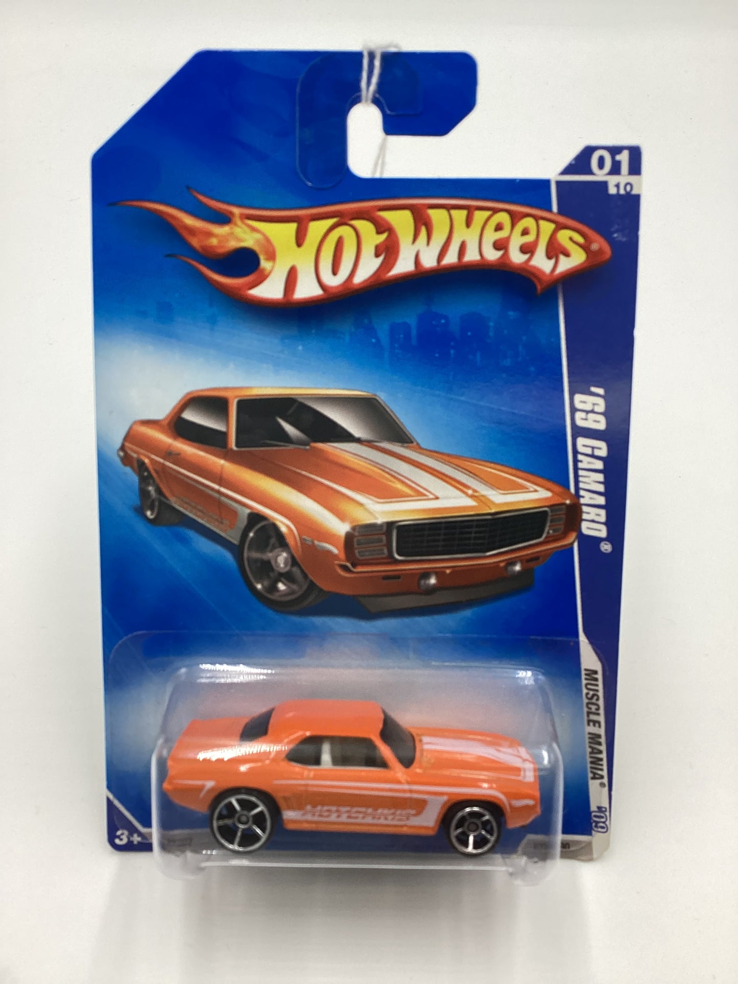 2009 Hot wheels #077 69 Camaro Orange Hotchkiss 2C