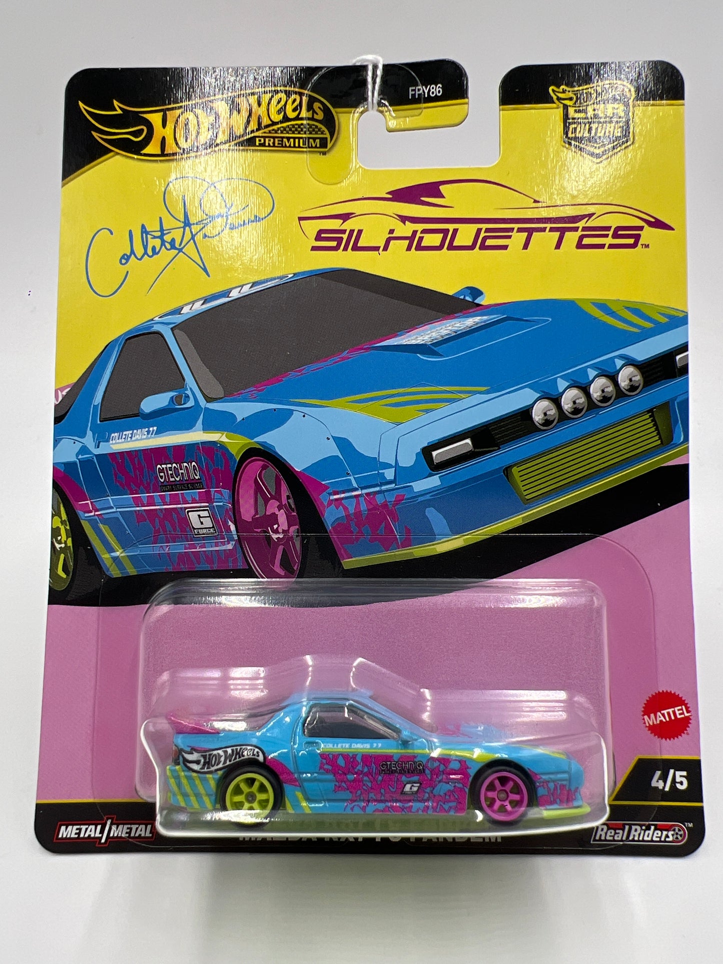 Hot Wheels Premium Car Culture Silhouettes #4 Mazda RX7 FC Pandem 254D