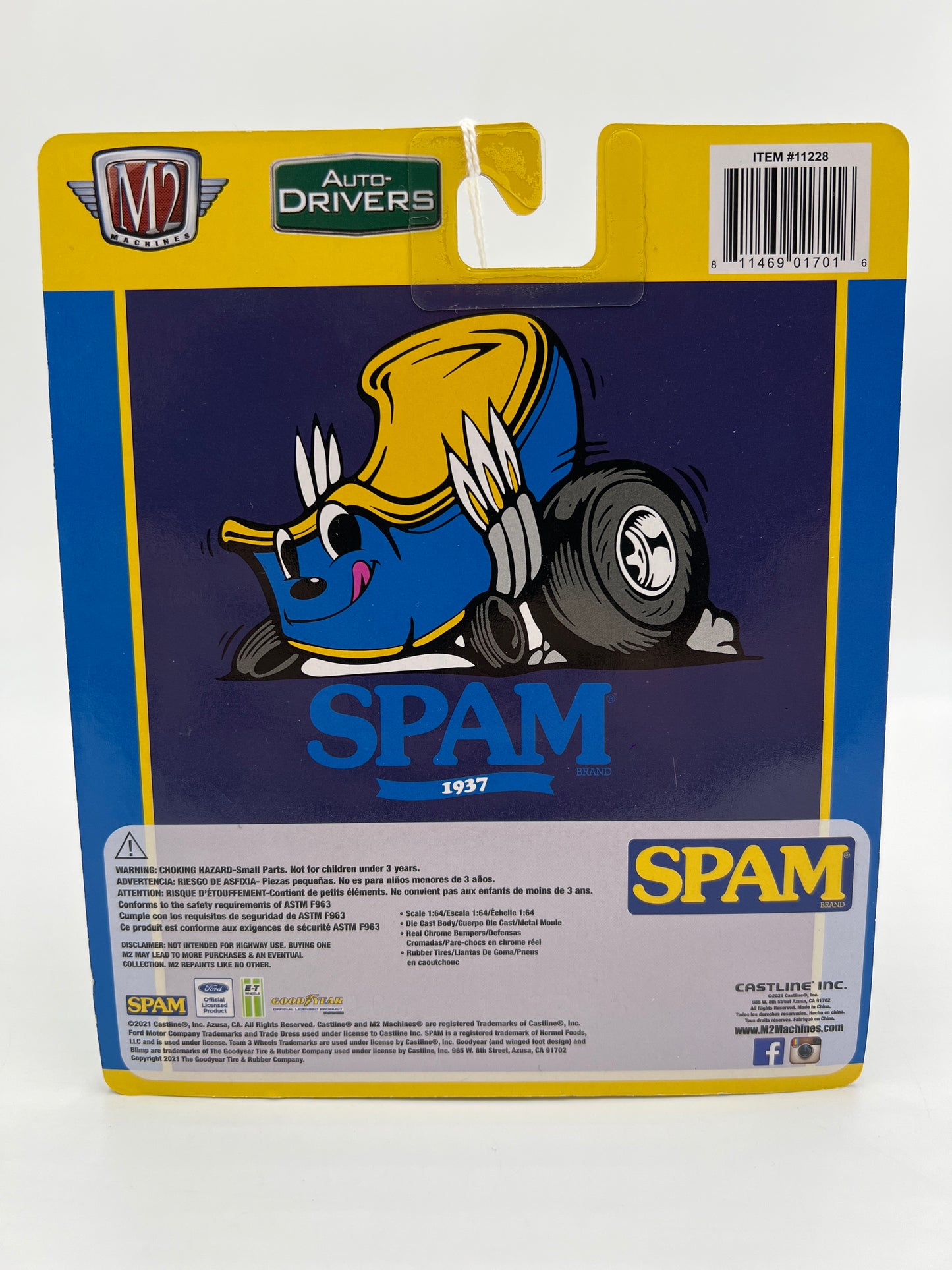 M2 Machines Auto-Drivers 1970 Ford Mustang Boss 429 Blue Spam R73 189C