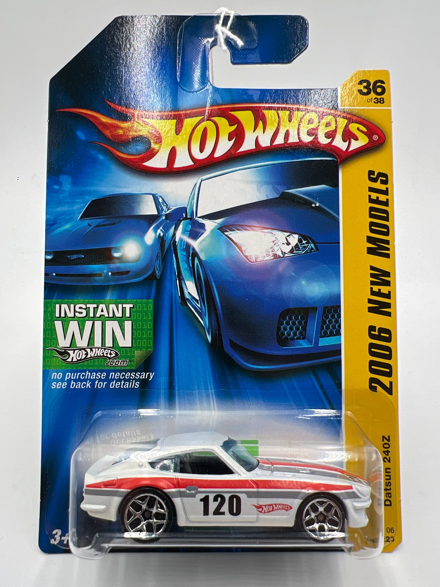 2006 Hot Wheels New Models #36 Yellow Datsun 240Z White 86C
