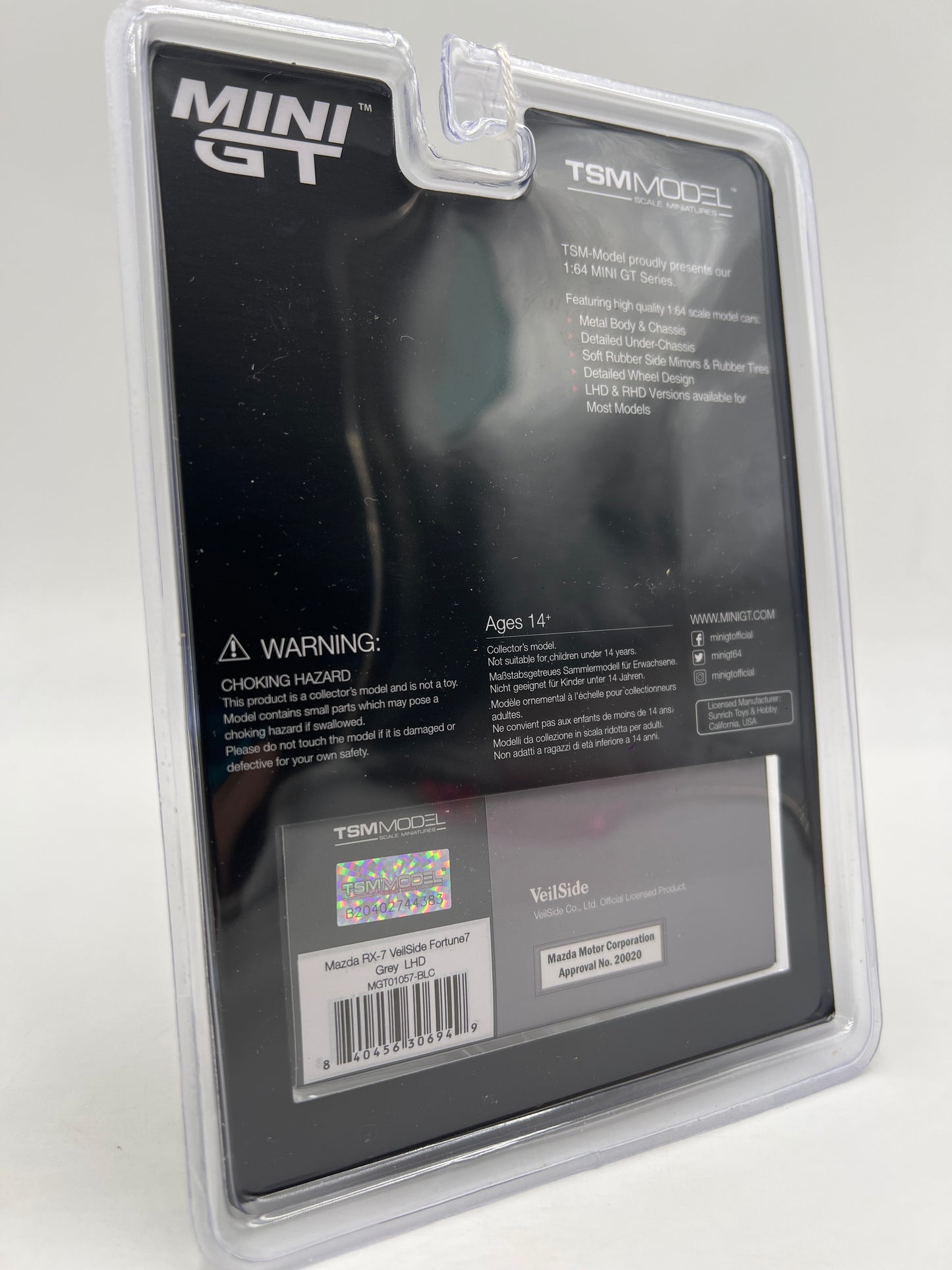 Mini GT #1057 CHASE Mazda RX-7 VeilSide Fortune7