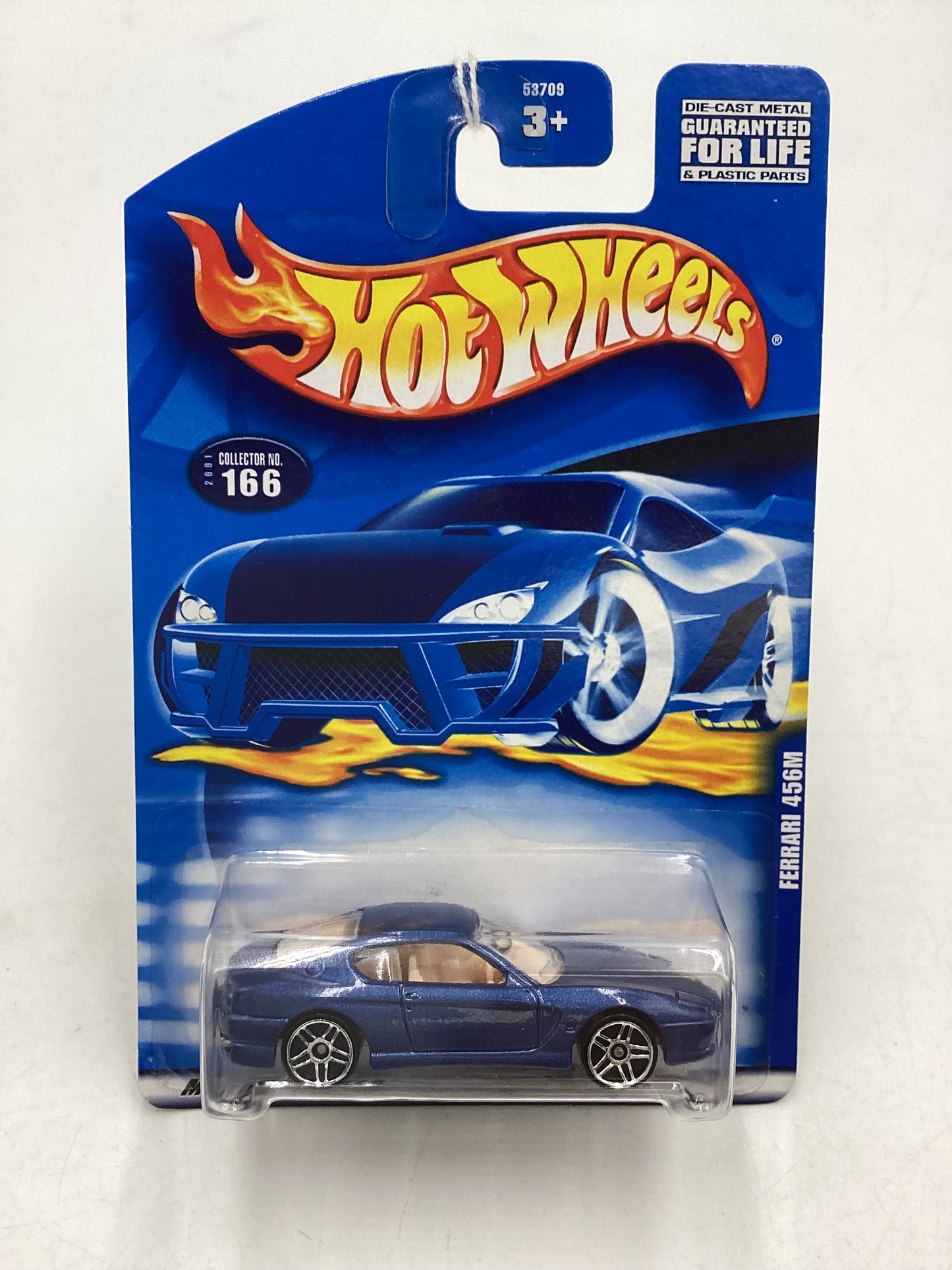 2001 Hot Wheels #166 Ferrari 456M Blue PR5 Wheels