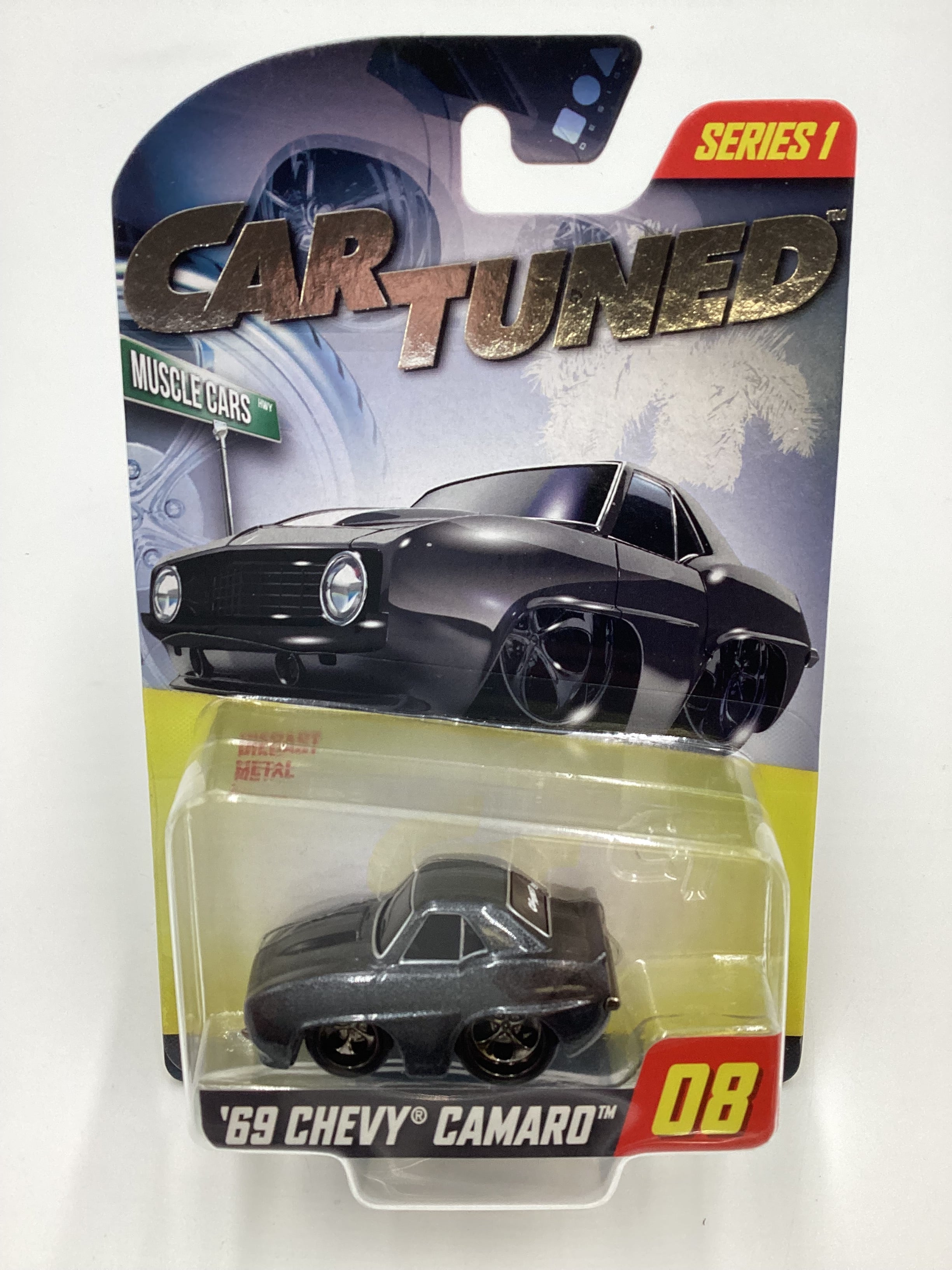 2024 Car Tuned Series 1 #08 69 Chevy Camaro Black Walgreens