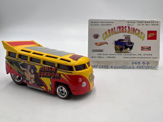 Hot Wheels Pop Culture Premium Volkswagen Drag Bus Flash Gordon Yellow/Orange Loose