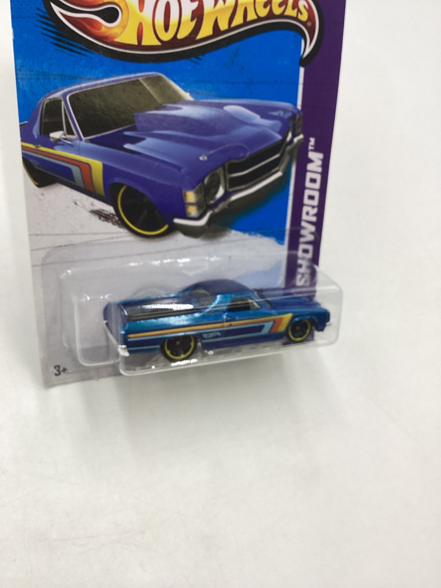 2013 Hot Wheels #233 71 El Camino Blue 13E