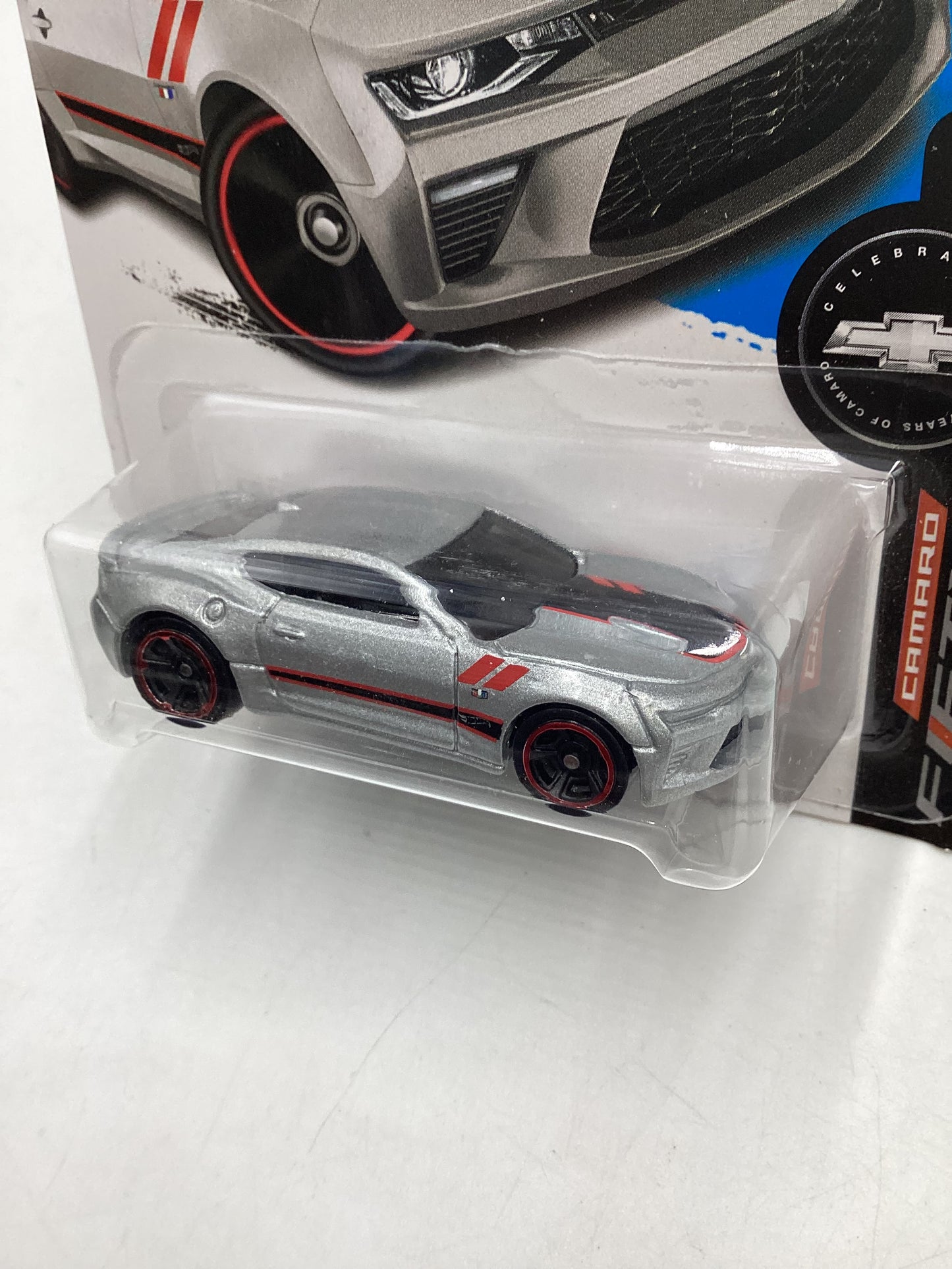 2017 Hot wheels #155 Factory Sealed Silver 16 Camaro SS 4B