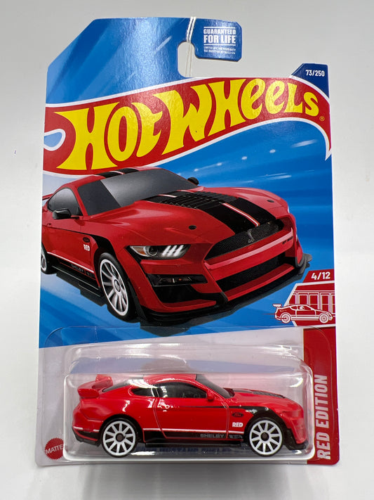 2025 Hot Wheels F Case Target Red Edition #73 2020 Ford Mustang Shelby GT500 Red 147G