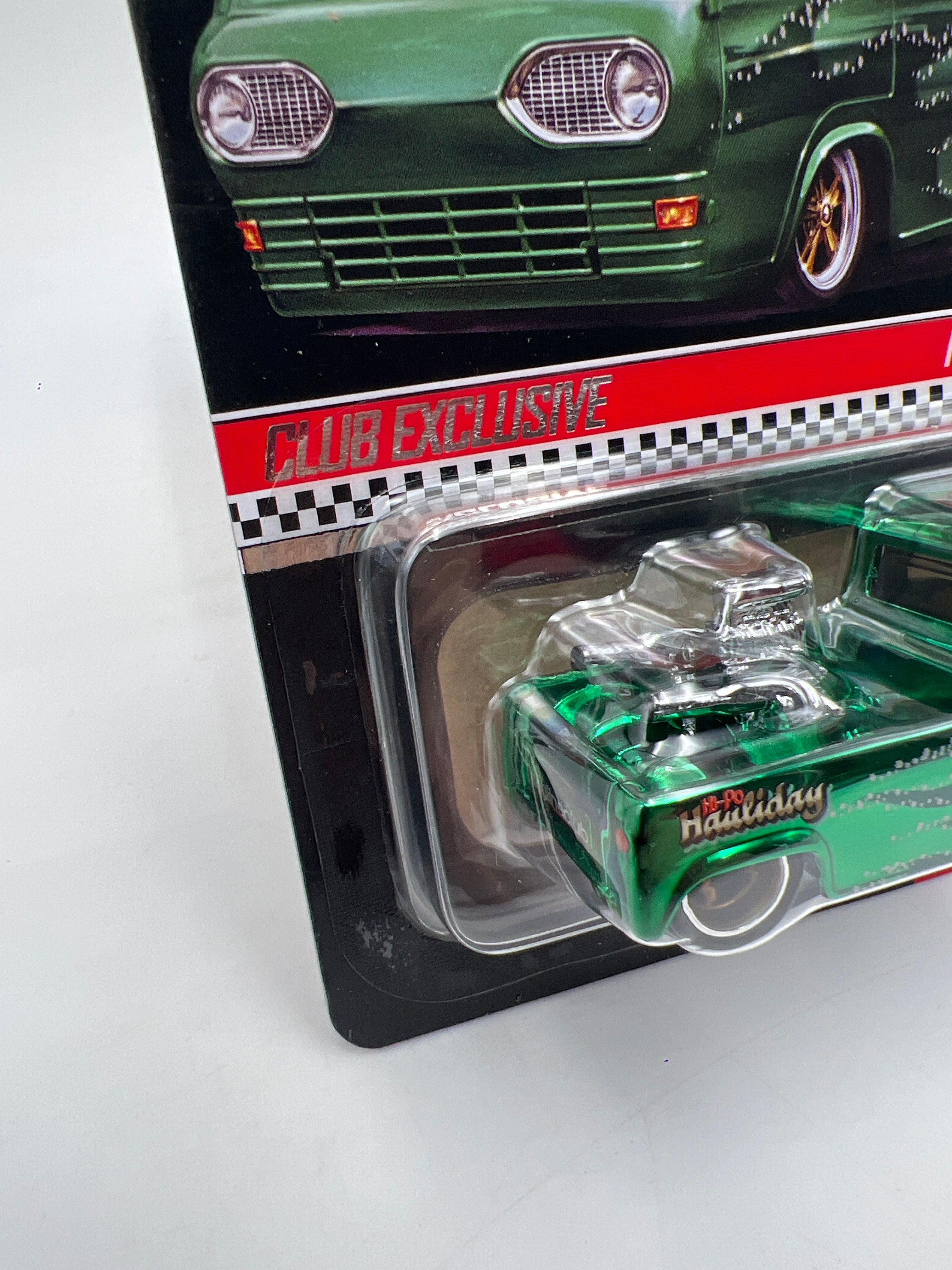 2020 Hot Wheels RLC Holiday Car Hi-Po Hauler Green Gas Monkey W