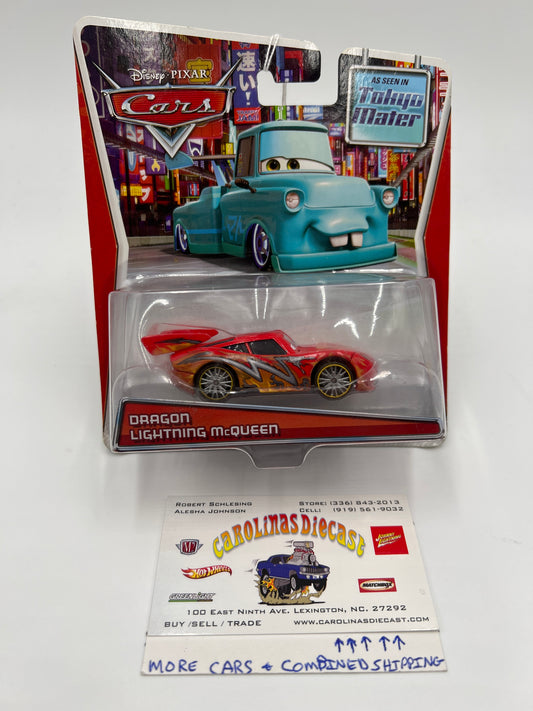Disney Pixar Cars Tokyo Mater Dragon Lightning McQueen Red HTF