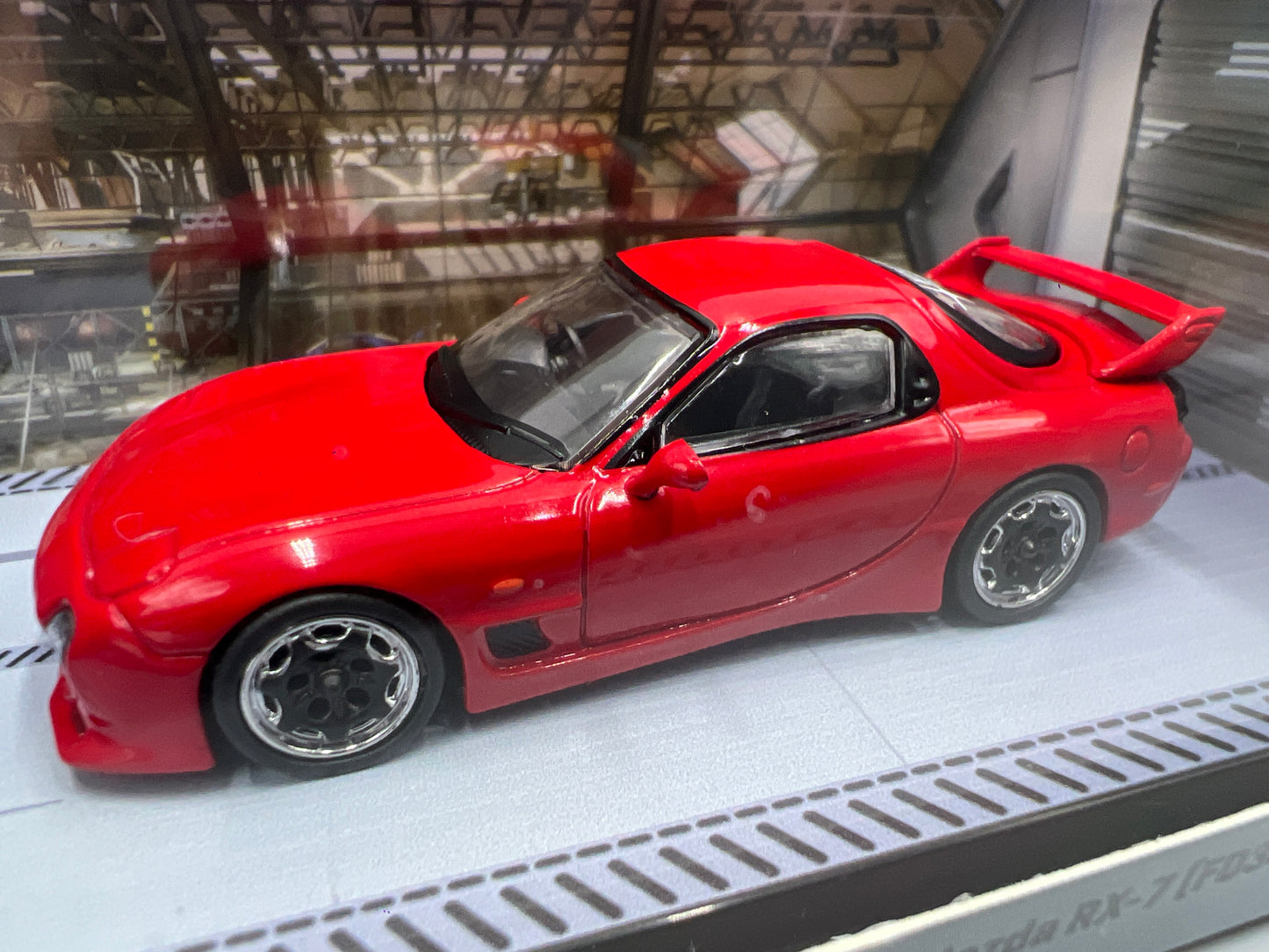 Tarmac Works x Global 64 PRIX Mazda RX-7 FD3S Mazdaspeed A-Spec ESDER Red