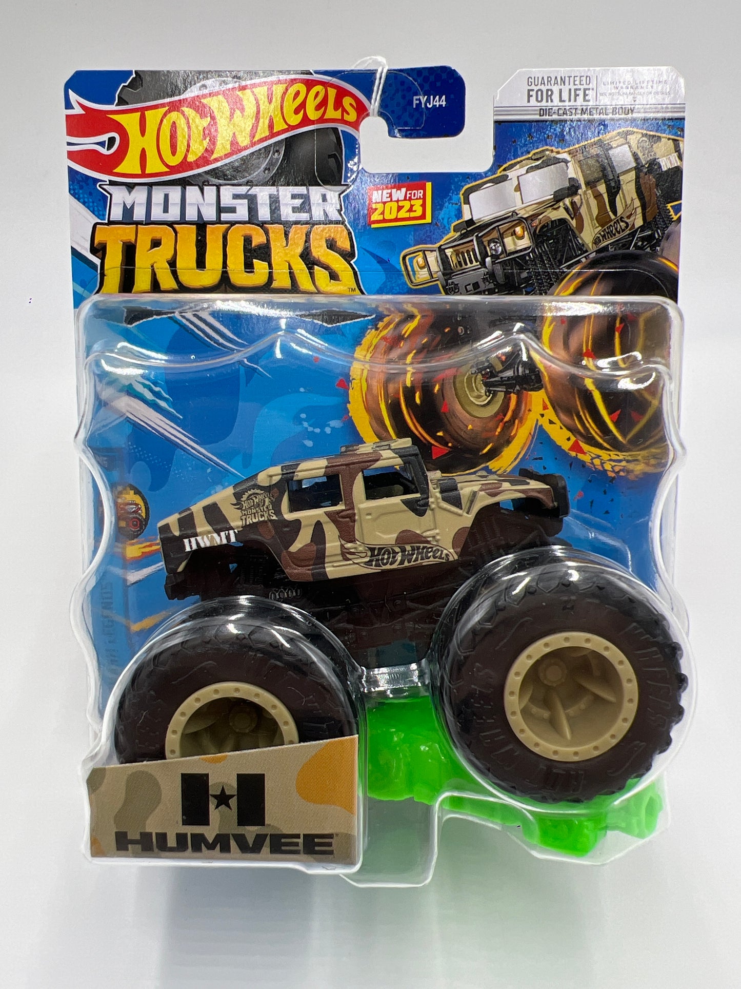 2023 Hot Wheels Monster Trucks Crash Legends #4 Humvee 130H