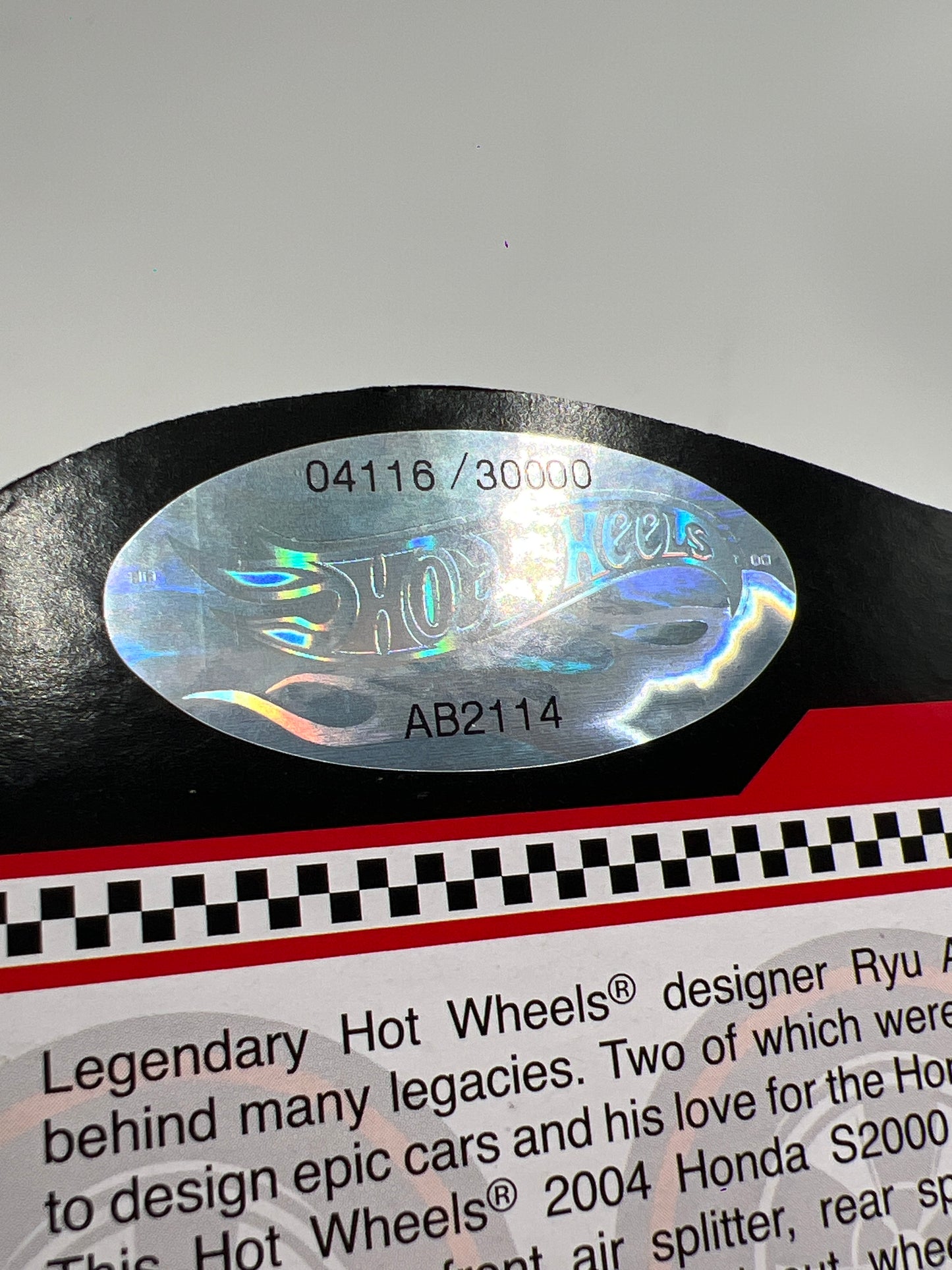 2022 Hot Wheels RLC #4116/30000 Ryu Honda S2000 Gold W/Protector