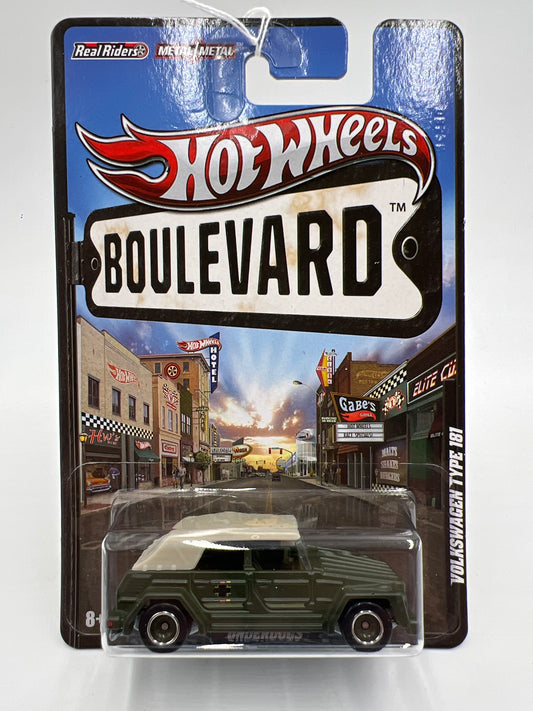 Hot Wheels Boulevard Underdogs Volkswagen Type 181 Dark Green