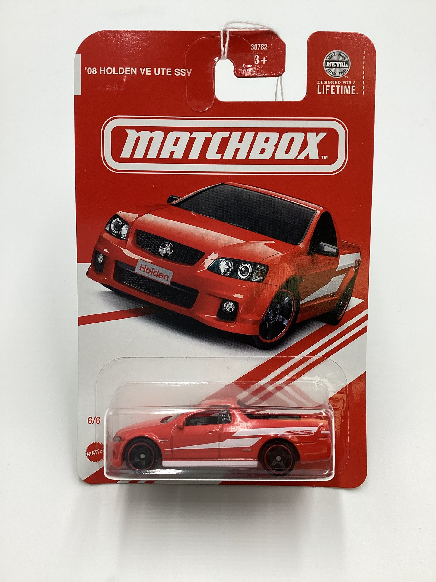 2024 Matchbox Target Exclusive Reds #6 08 Holden VE UTE SSV Red 161S