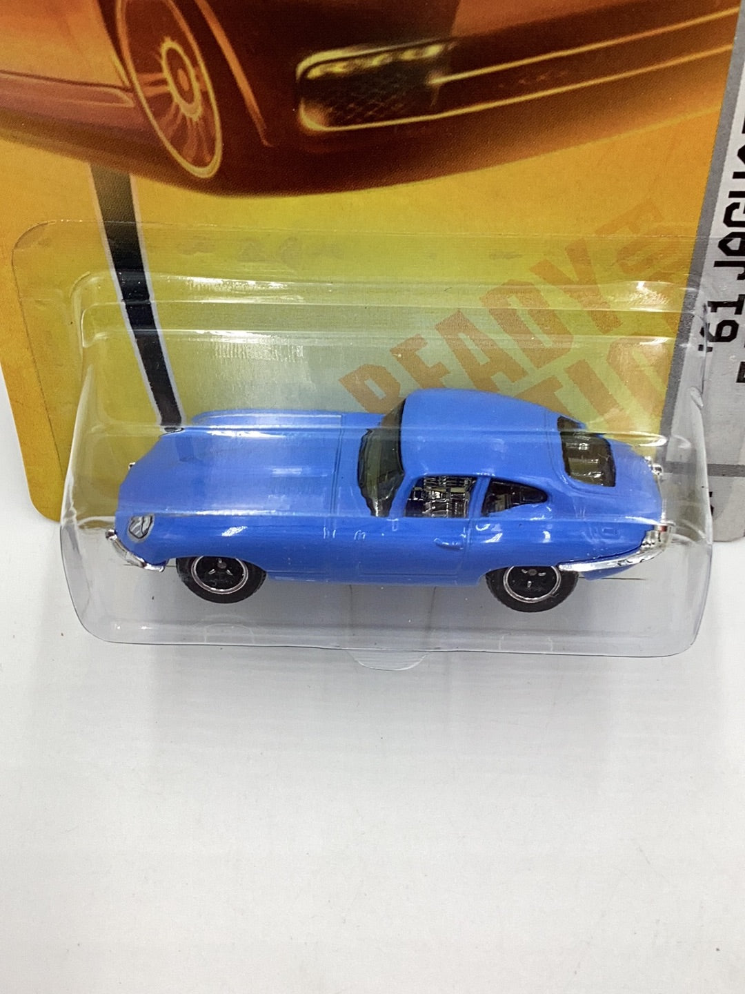 Matchbox 2008 #6 1961 Jaguar E -Type Coupe blue 209C