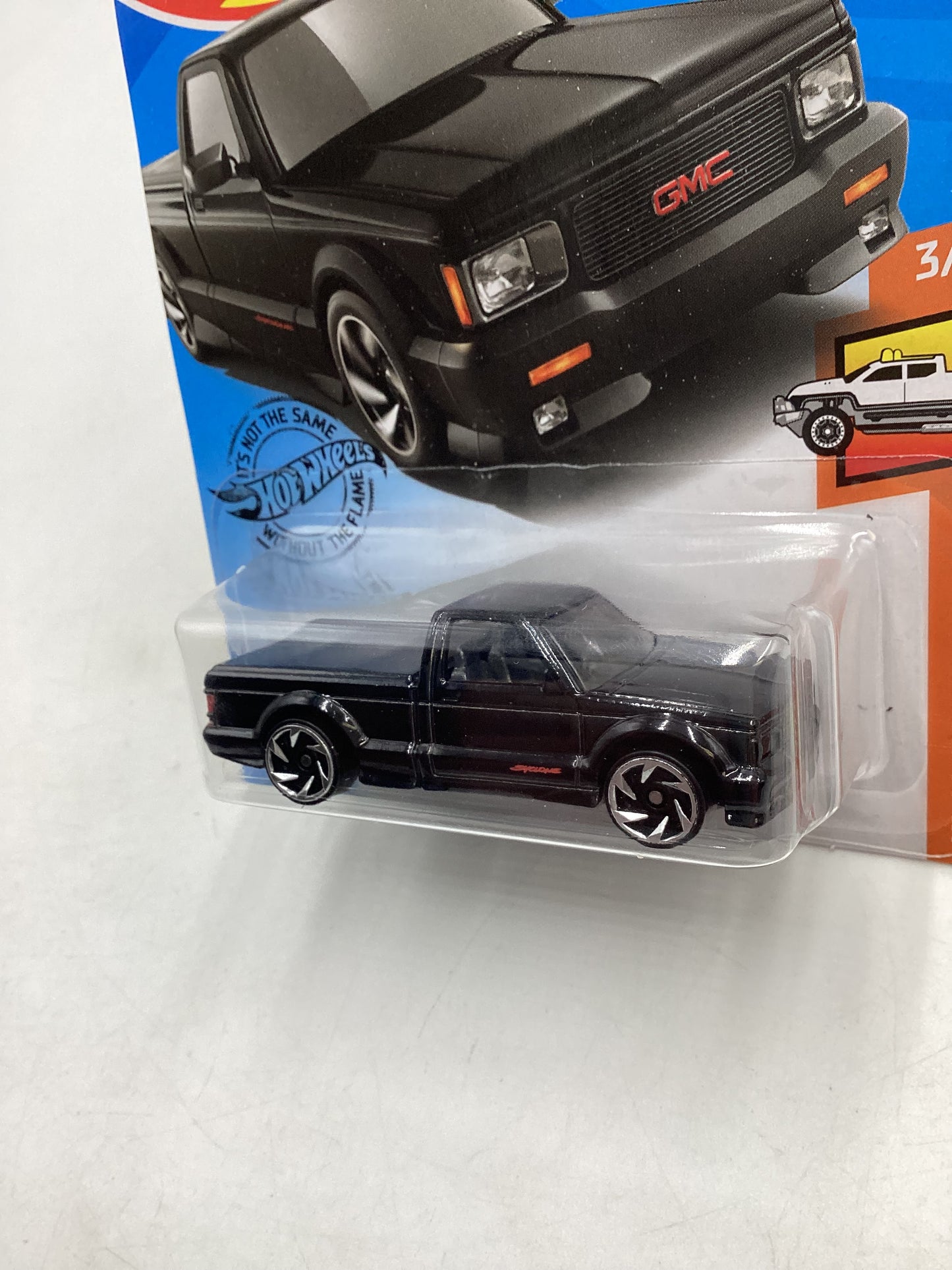 2020 Hot Wheels #150 91 GMC Syclone Black Intl Card 43B