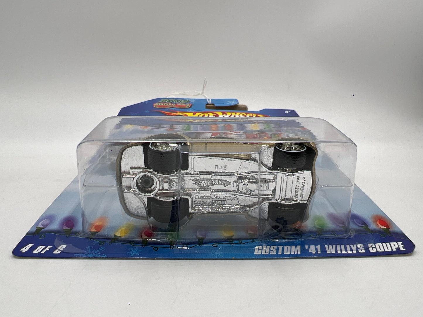 Hot Wheels Premium 2009 Holiday Rods #4 Custom 41 Willys Coupe Silver Gold