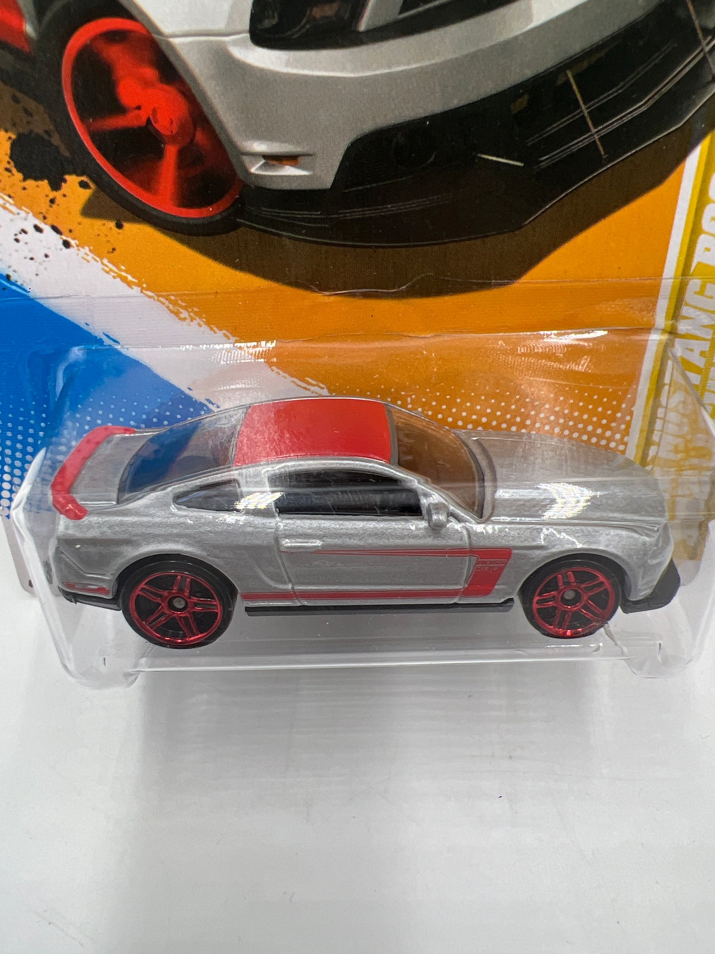 2012 Hot Wheels New Models #8 2012 Mustang Boss 302 Laguna Seca Silver 32D