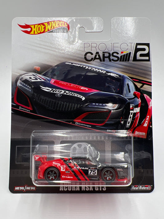 Hot Wheels Premium Project Cars 2 Acura NSX GT3 Advan W/Protector