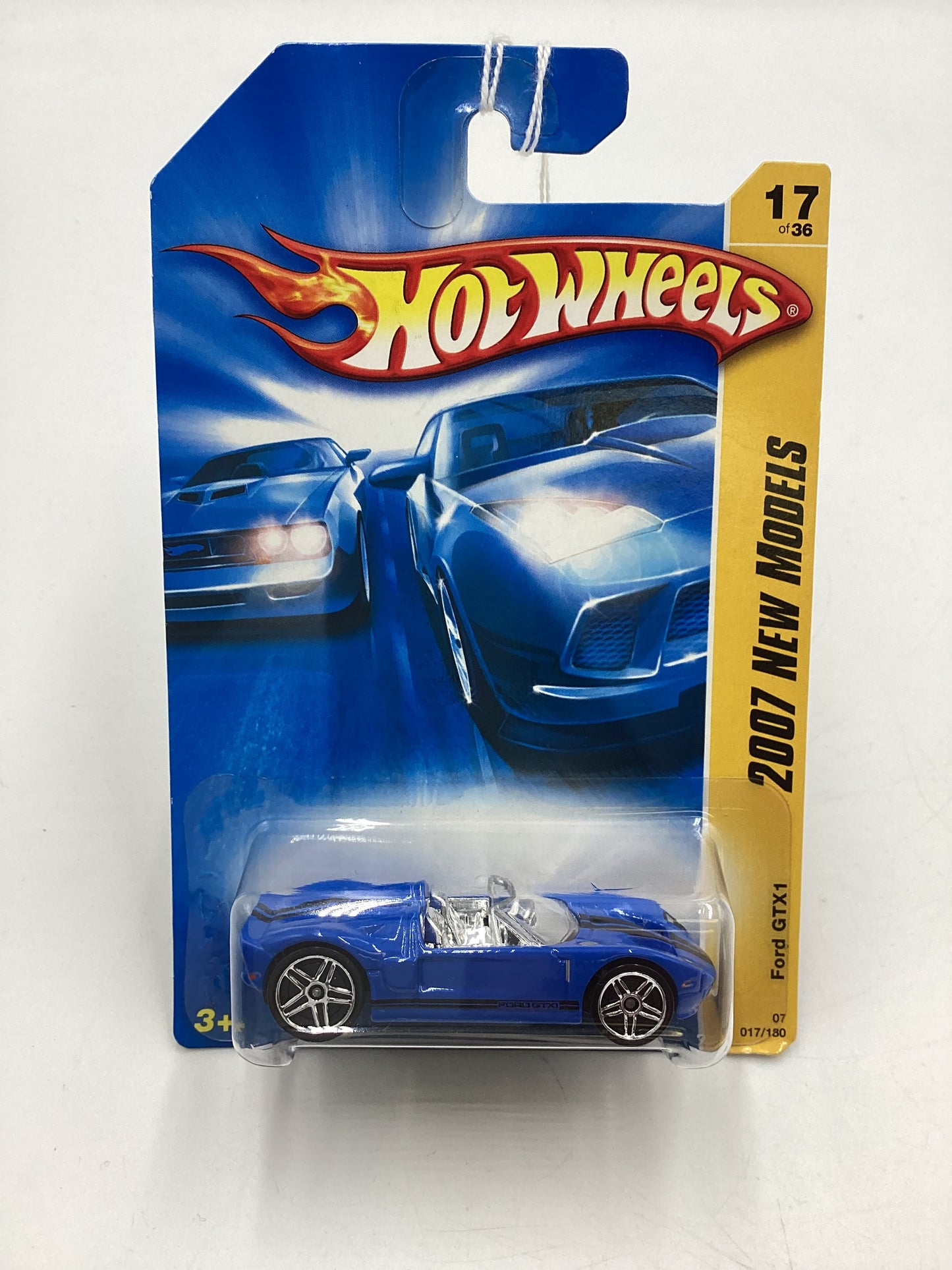 2007 Hot Wheels New Models #17 Ford GTX1 Blue OH5 Wheels 25D