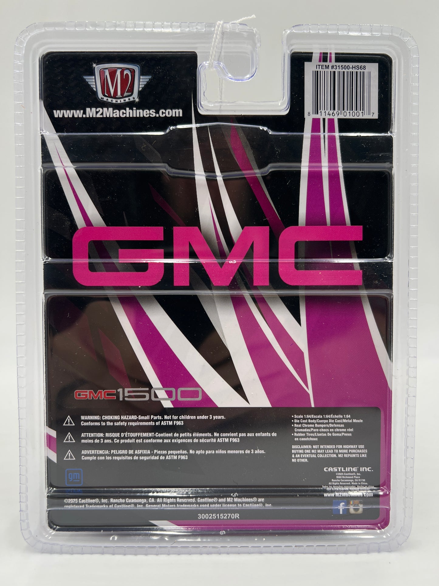 M2 Machines Hobby Exclusive HS68 1989 GMC Sierra 1500 Custom 204E