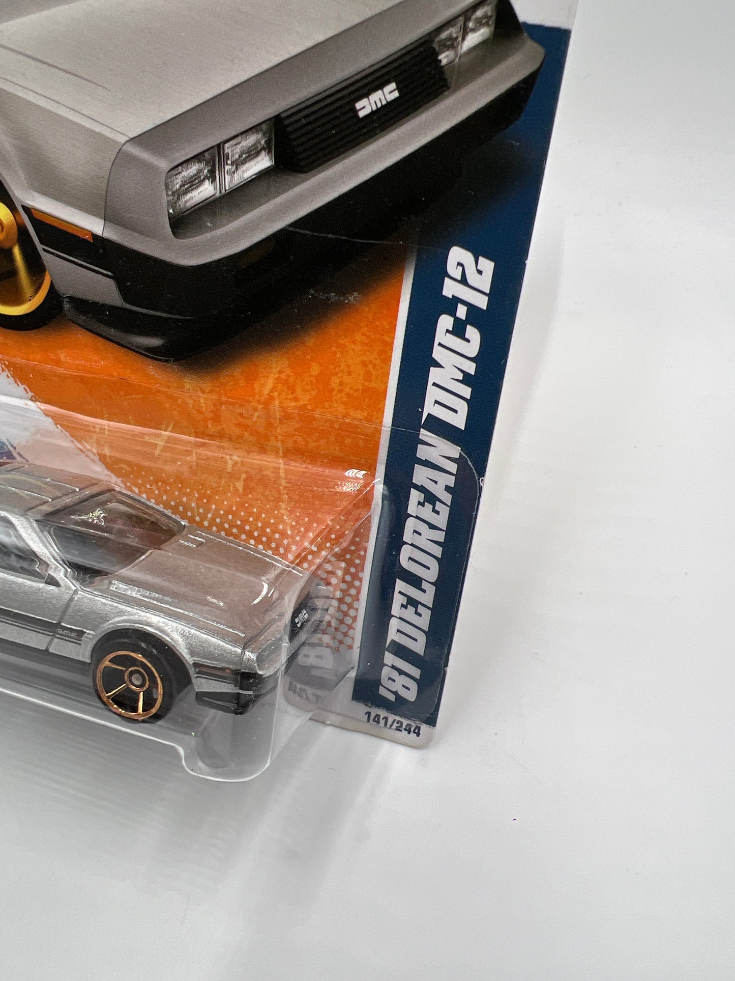 2011 Hot Wheels Faster Than Ever #141 81 Delorean DMC-12 Silver FTE