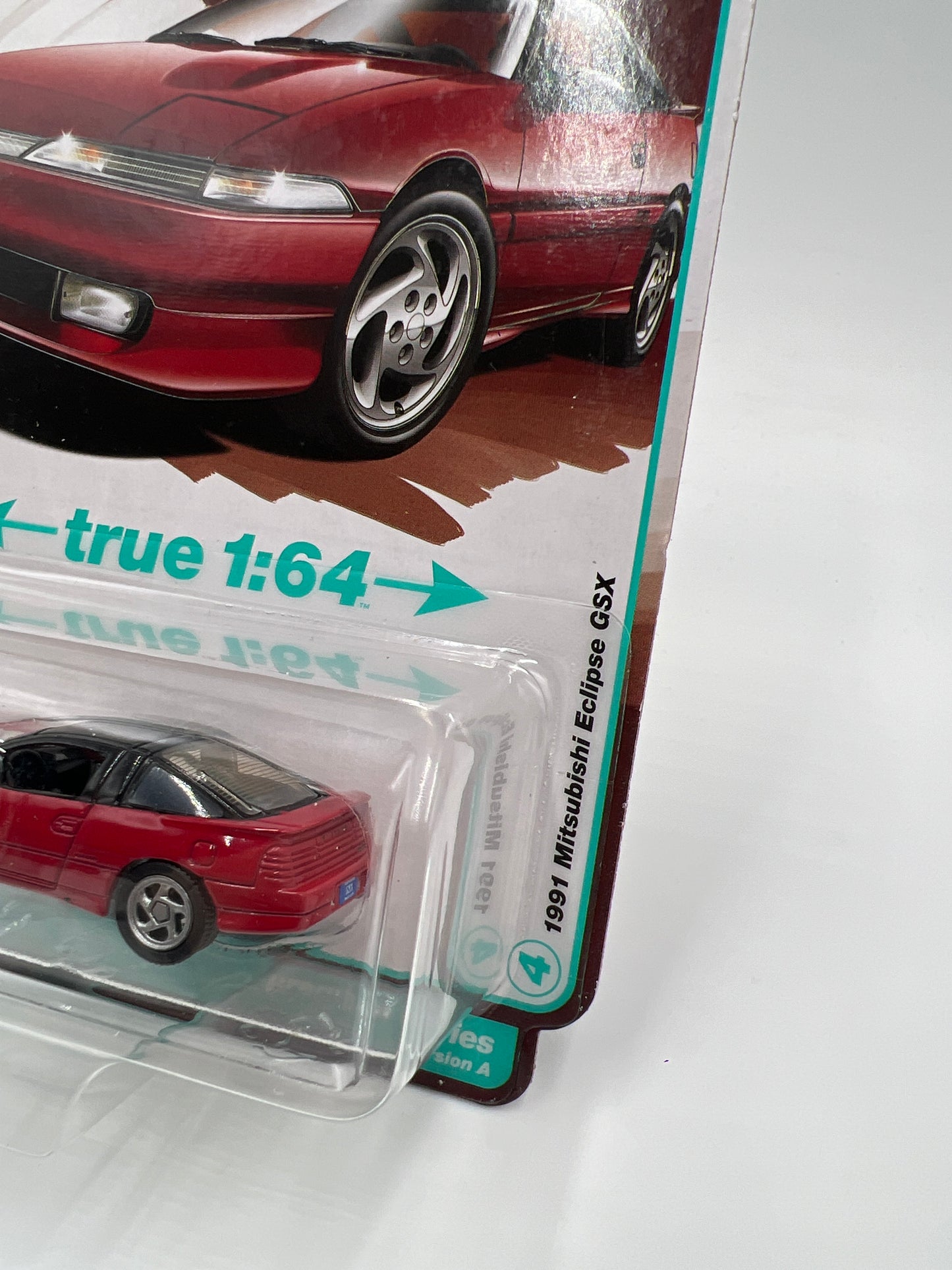2025 Auto World Import Legends Release 1 Version A 1991 Mitsubishi Eclipse GSX Red 183G