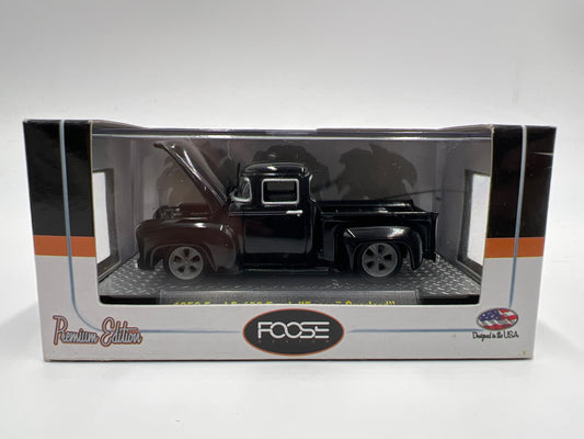 M2 Machines Premium Edition 1956 Ford F-100 Truck Overlord Black Foose 12-02