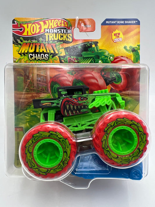 2026 Hot Wheels Monster Trucks Mutant Chaos #6 Mutant Bone Shaker