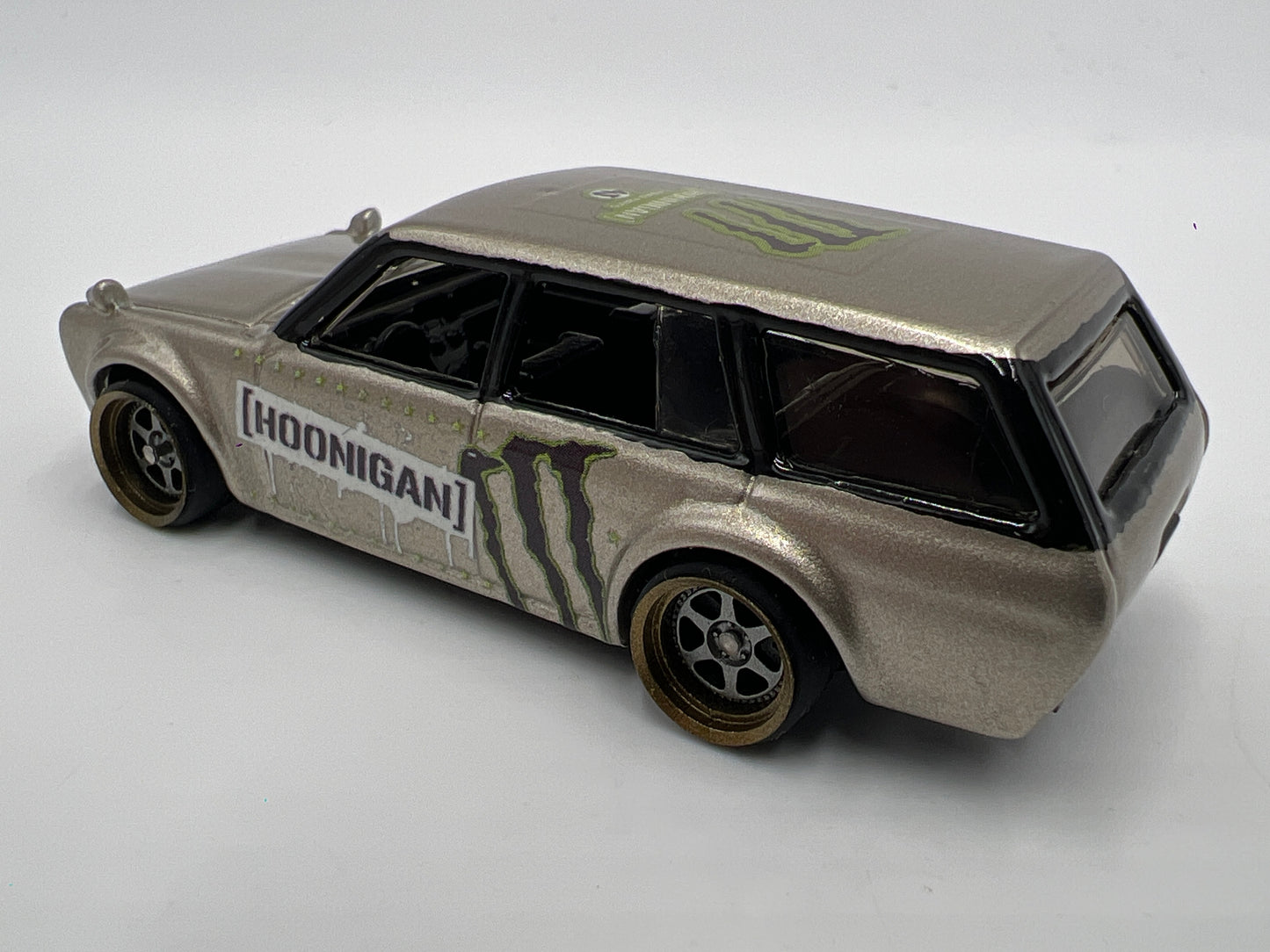 Hot Wheels Full Custom 71 Datsun 510 Wagon Monster Energy/Hoonigan Loose