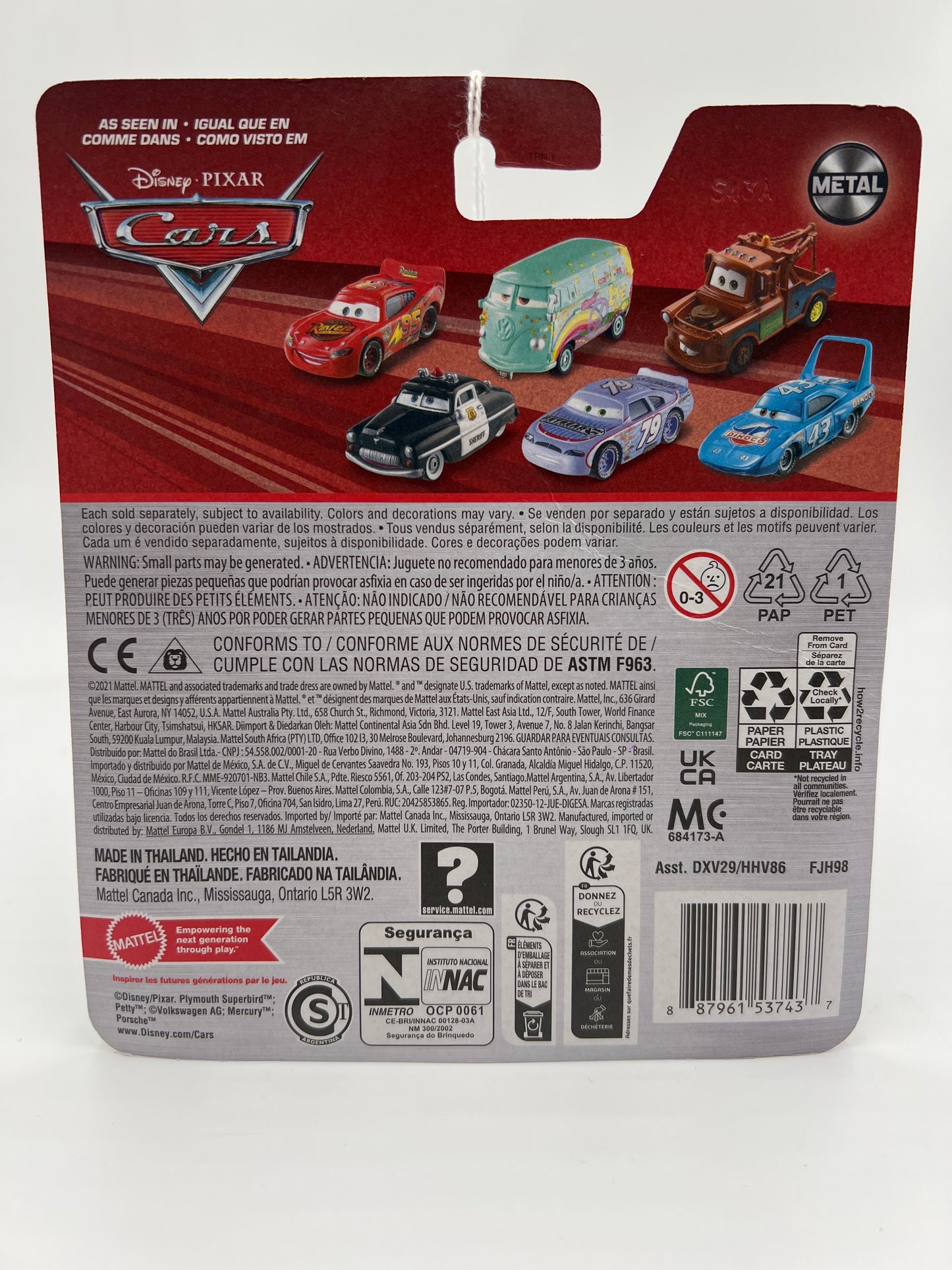 Disney Pixar Cars Sally Carrera Light Blue 140F