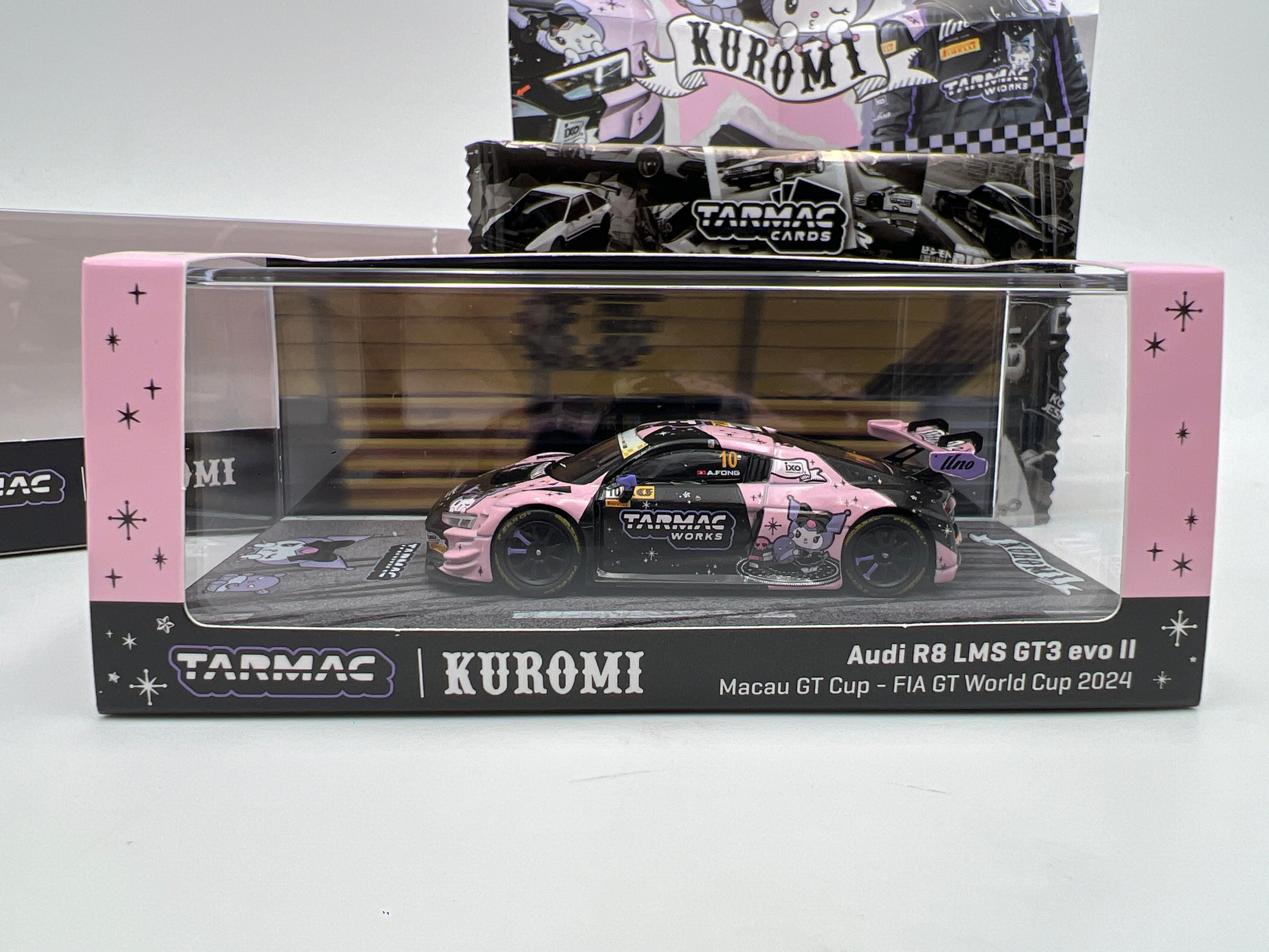 Tarmac Works x Kuromi Audi R8 LMS GT3 EVO II Macau 2024 GT Cup W