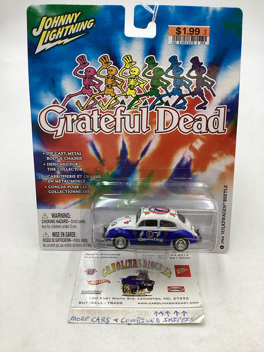 Johnny Lightning Grateful Dead 1966 Volkswagen Beetle Blue/White